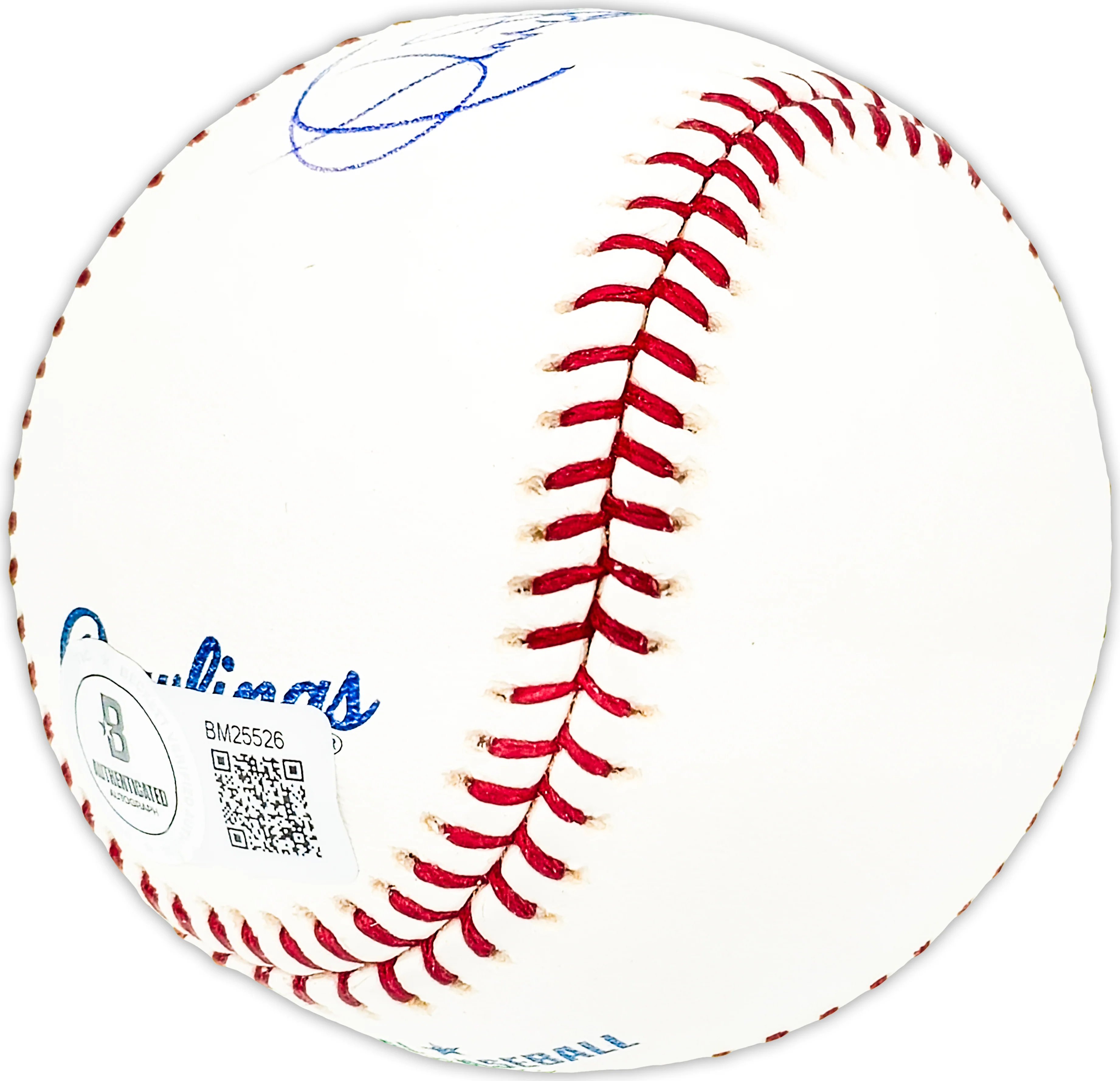 Chuck Stevens Autographed Official MLB Baseball St. Louis Browns Beckett BAS QR #BM25526 - Image 3