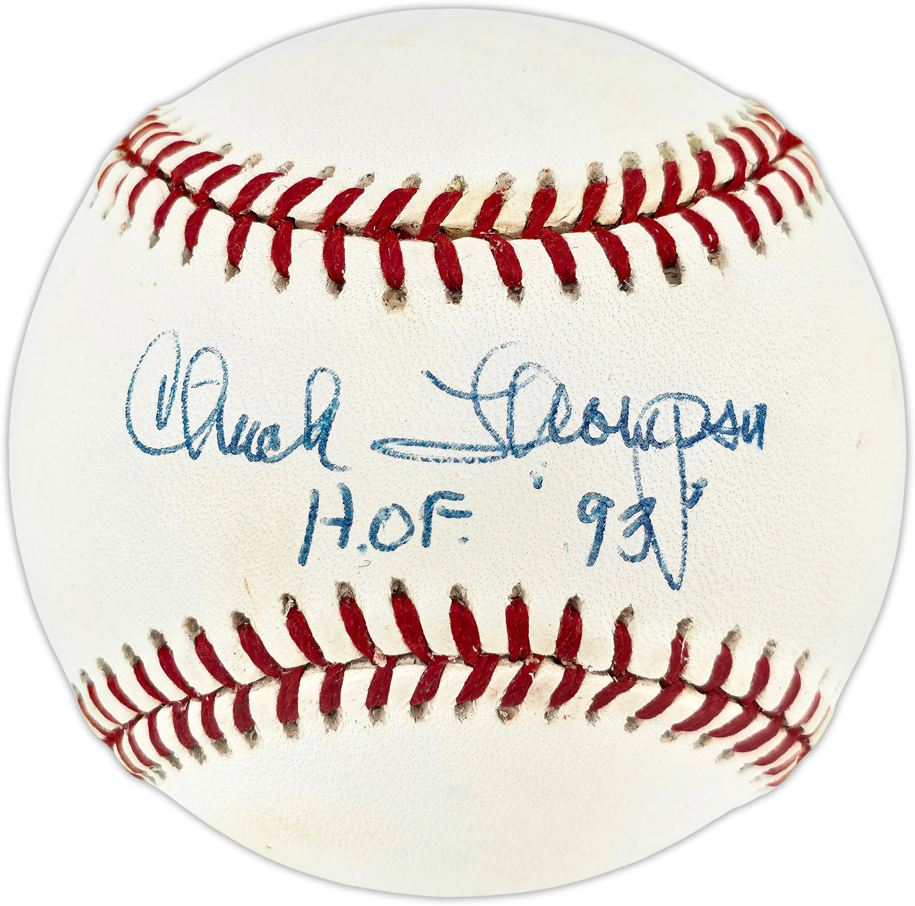 Chuck Thompson Autographed Official AL Baseball Baltimore Orioles Announcer "HOF 93" JSA #H10005