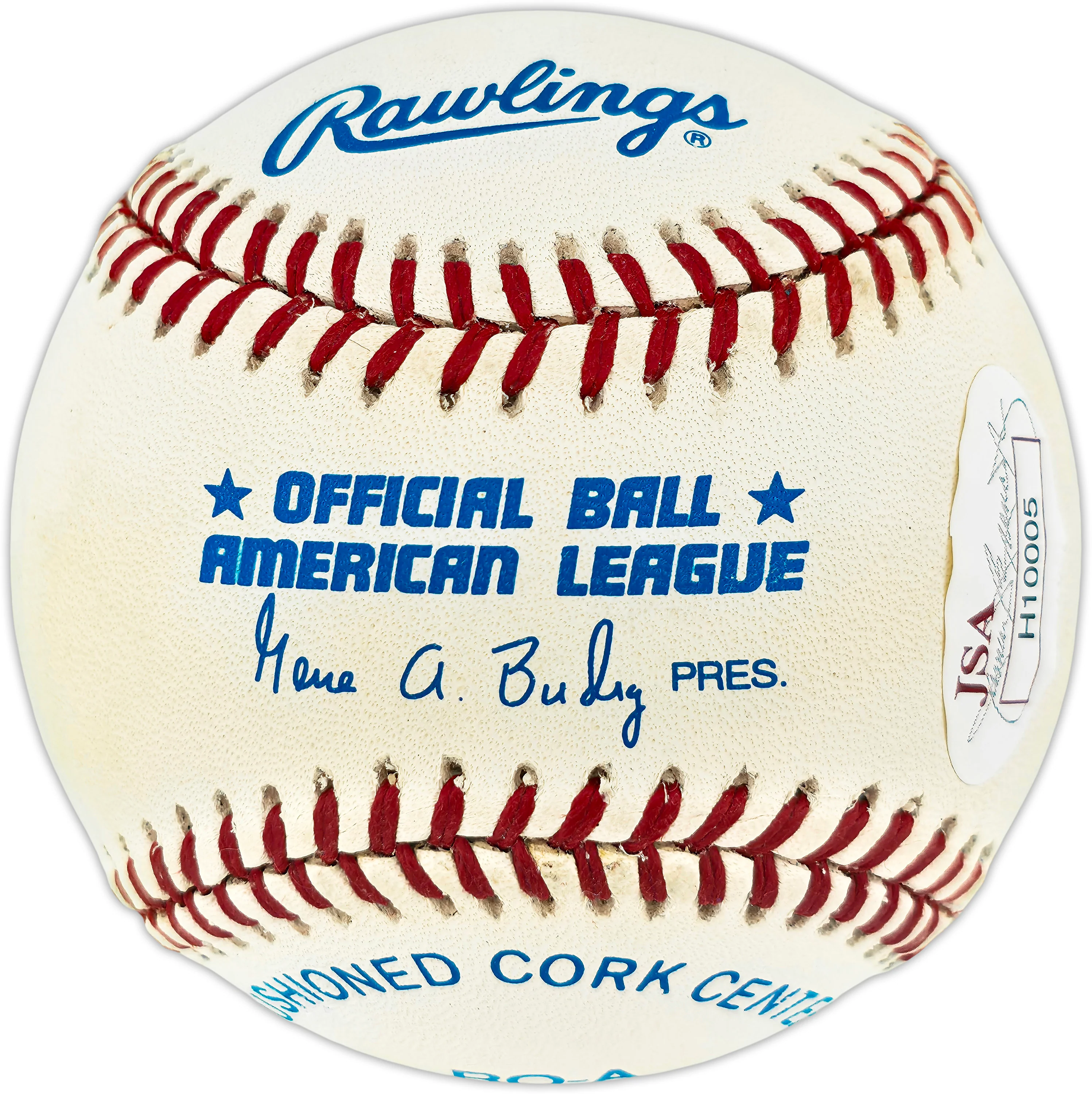 Chuck Thompson Autographed Official AL Baseball Baltimore Orioles Announcer "HOF 93" JSA #H10005 - Image 2