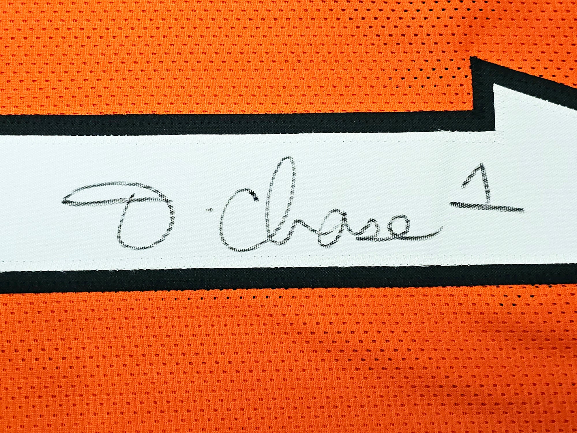 Cincinnati Bengals Ja'Marr Chase Autographed Orange Jersey Beckett BAS Witness Stock #220611 - Image 4
