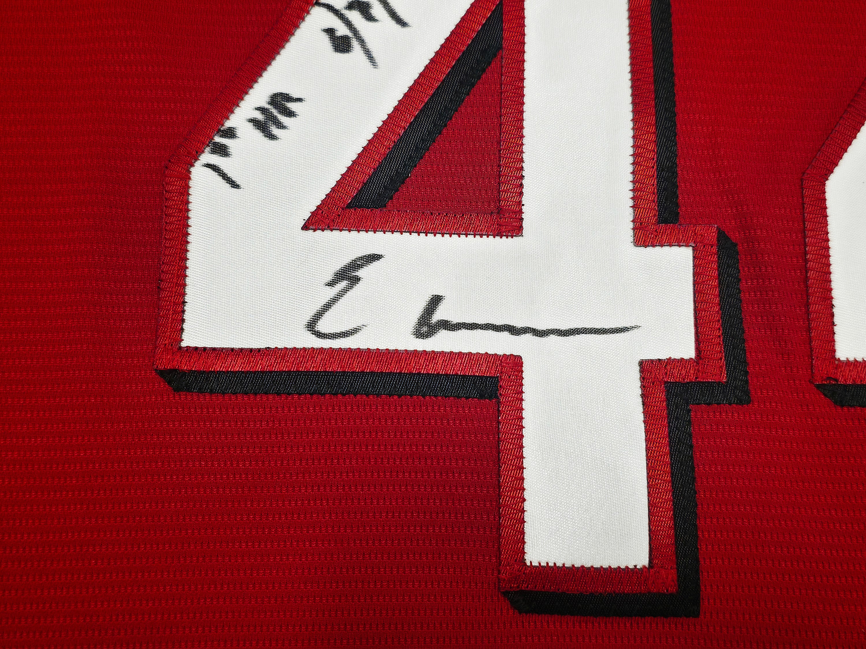 Cincinnati Reds Elly De La Cruz Autographed Red Nike Jersey Size L "1st HR 6/8/23" Beckett BAS Witness Stock #256881 - Image 4