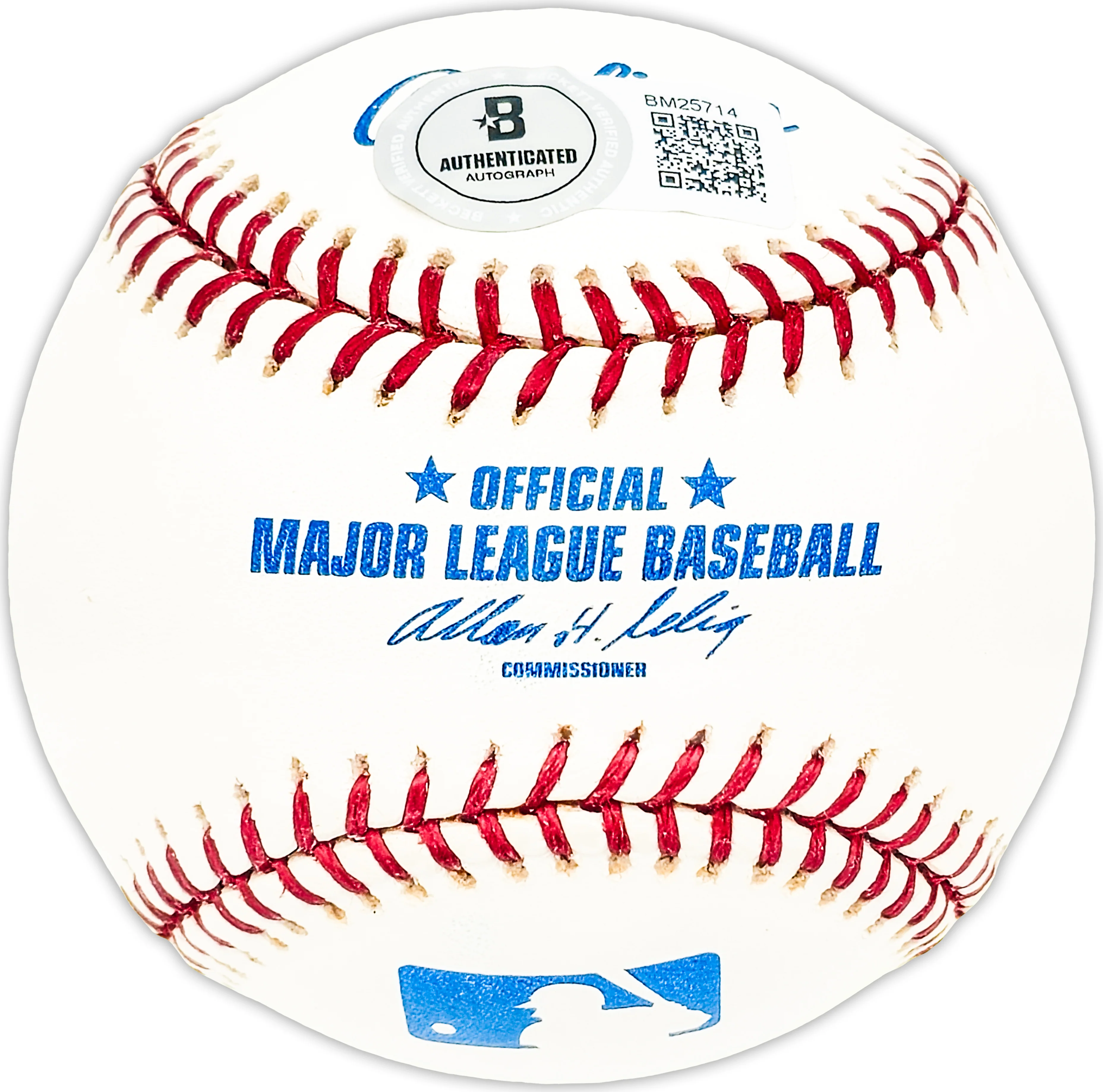 Claude Raymond Autographed Official MLB Baseball Atlanta Braves, Houston Astros Beckett BAS QR #BM25714 - Image 2