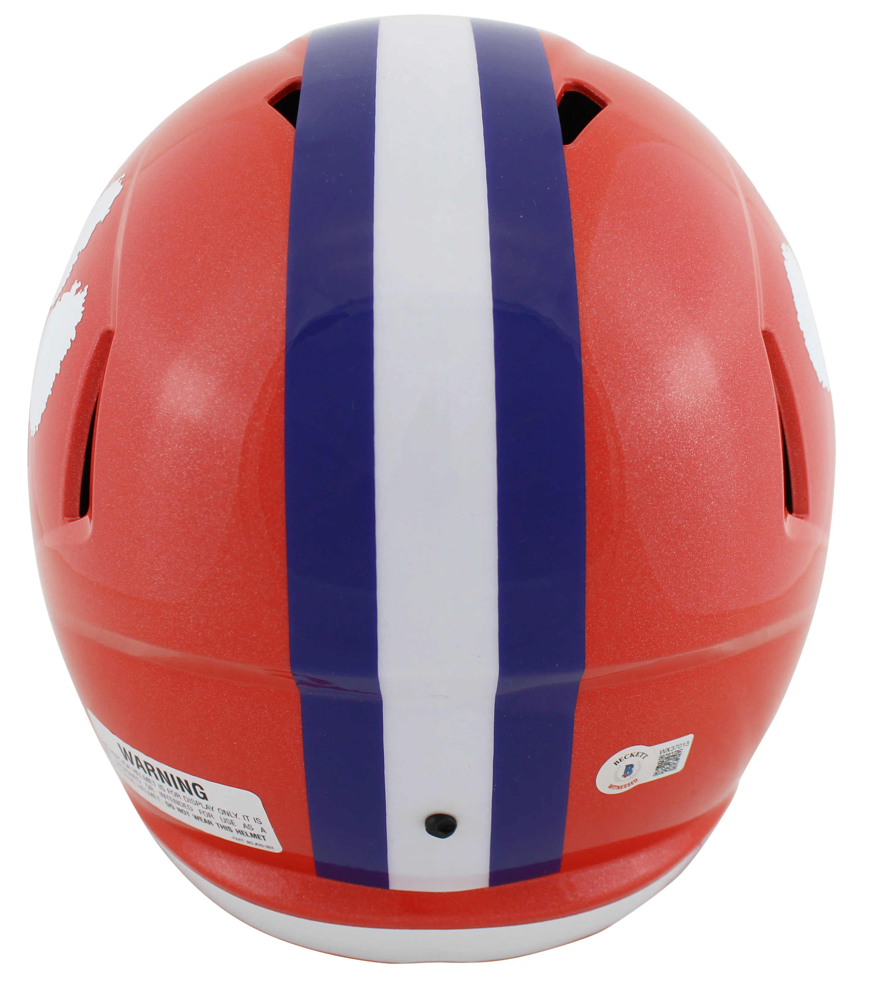 Clemson Brian Dawkins Authentic Signed Full Size Speed Rep Helmet w/ Case BAS W - Image 4