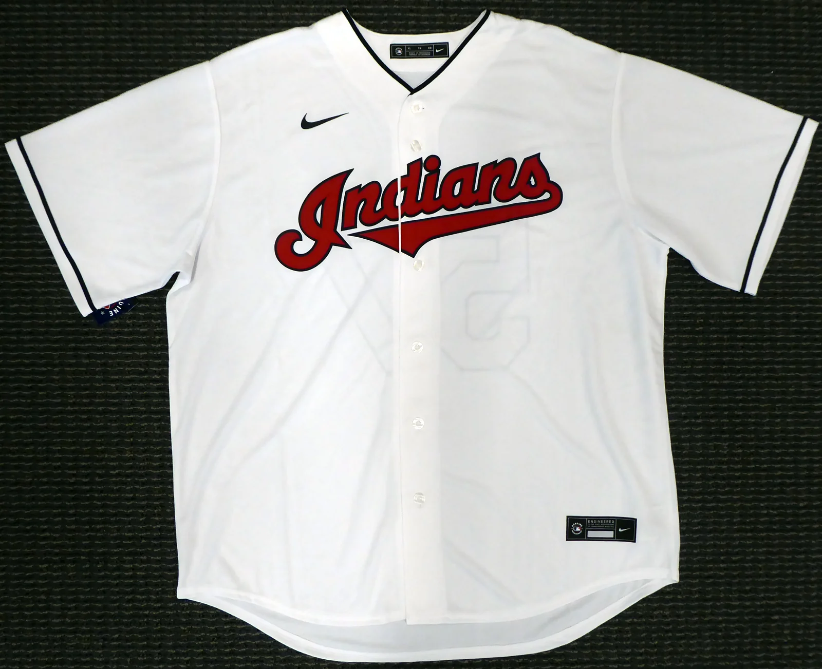 Cleveland Indians Shane Bieber Autographed White Nike Jersey Size XL "Go Tribe" Beckett BAS Stock #190030 - Image 4
