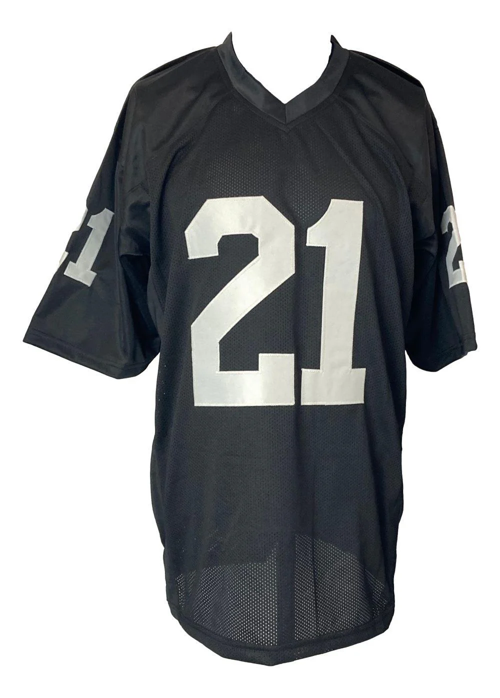 Cliff Branch Oakland Signed Black Football Jersey BAS - Image 3