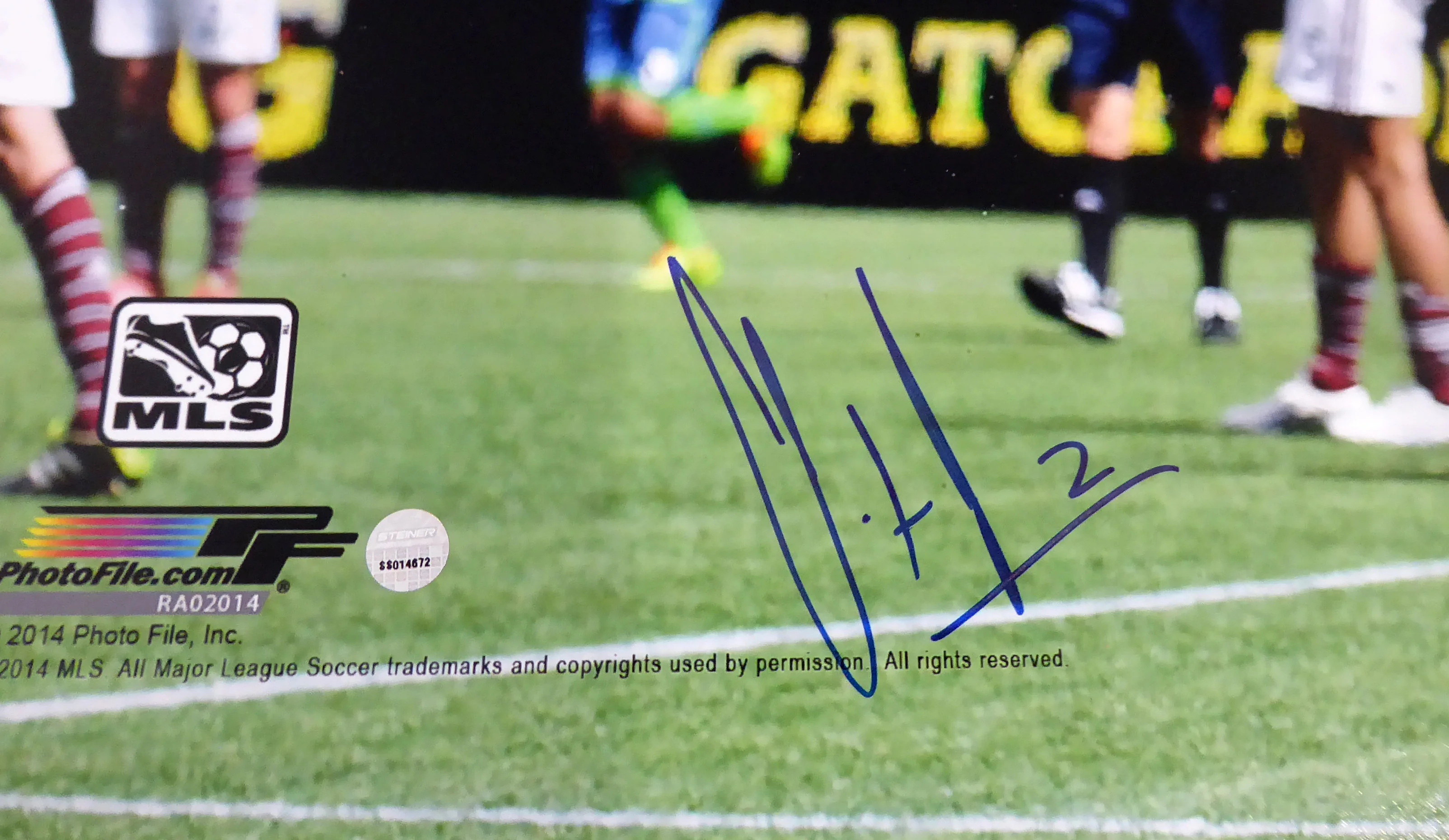 Clint Dempsey Autographed 16x20 Photo Seattle Sounders Fanatics Holo Stock #194856 - Image 2