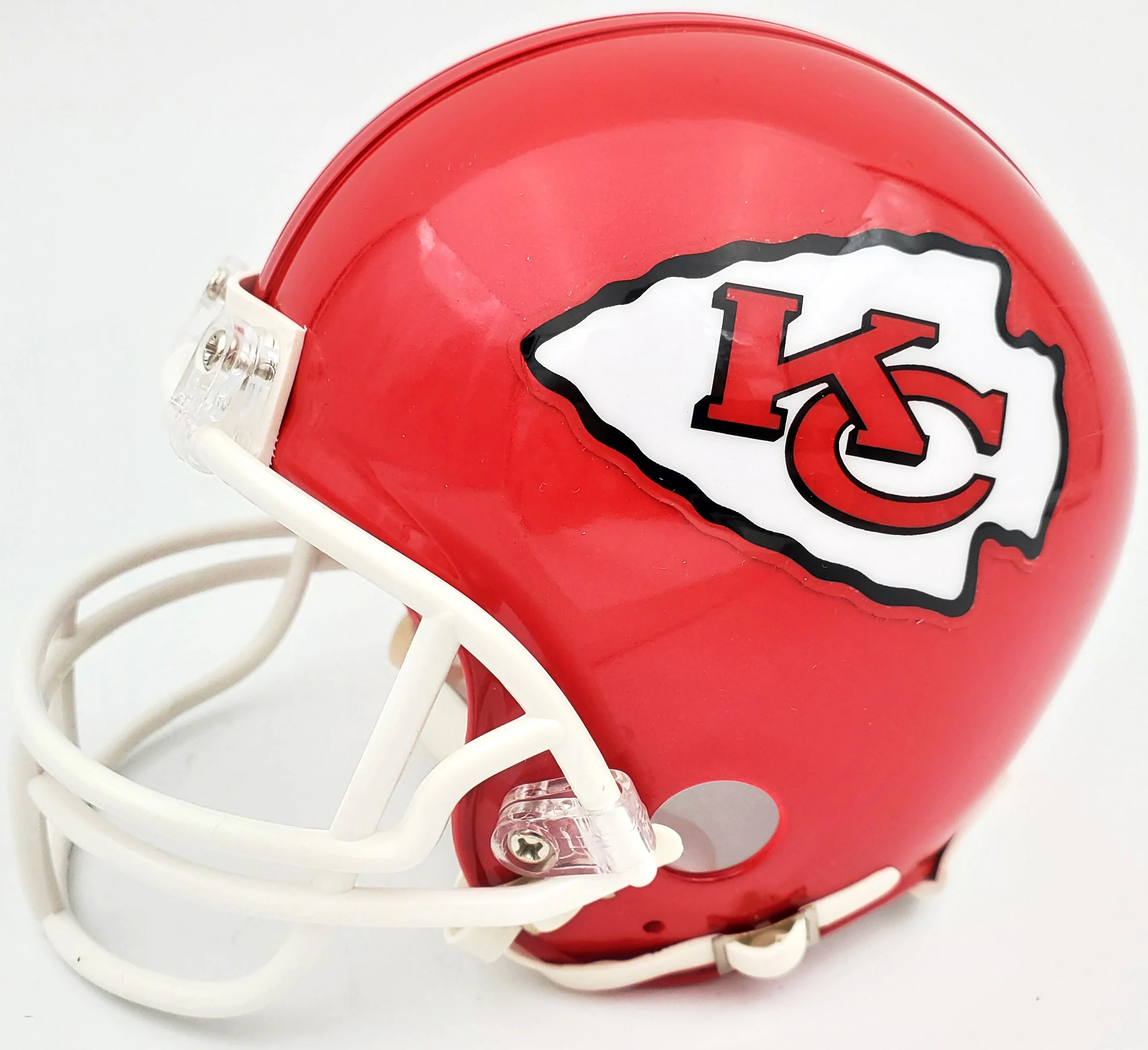 Clyde Edwards-Helaire Autographed Kansas City Chiefs Red Mini Helmet Beckett BAS QR Stock #193781 - Image 4