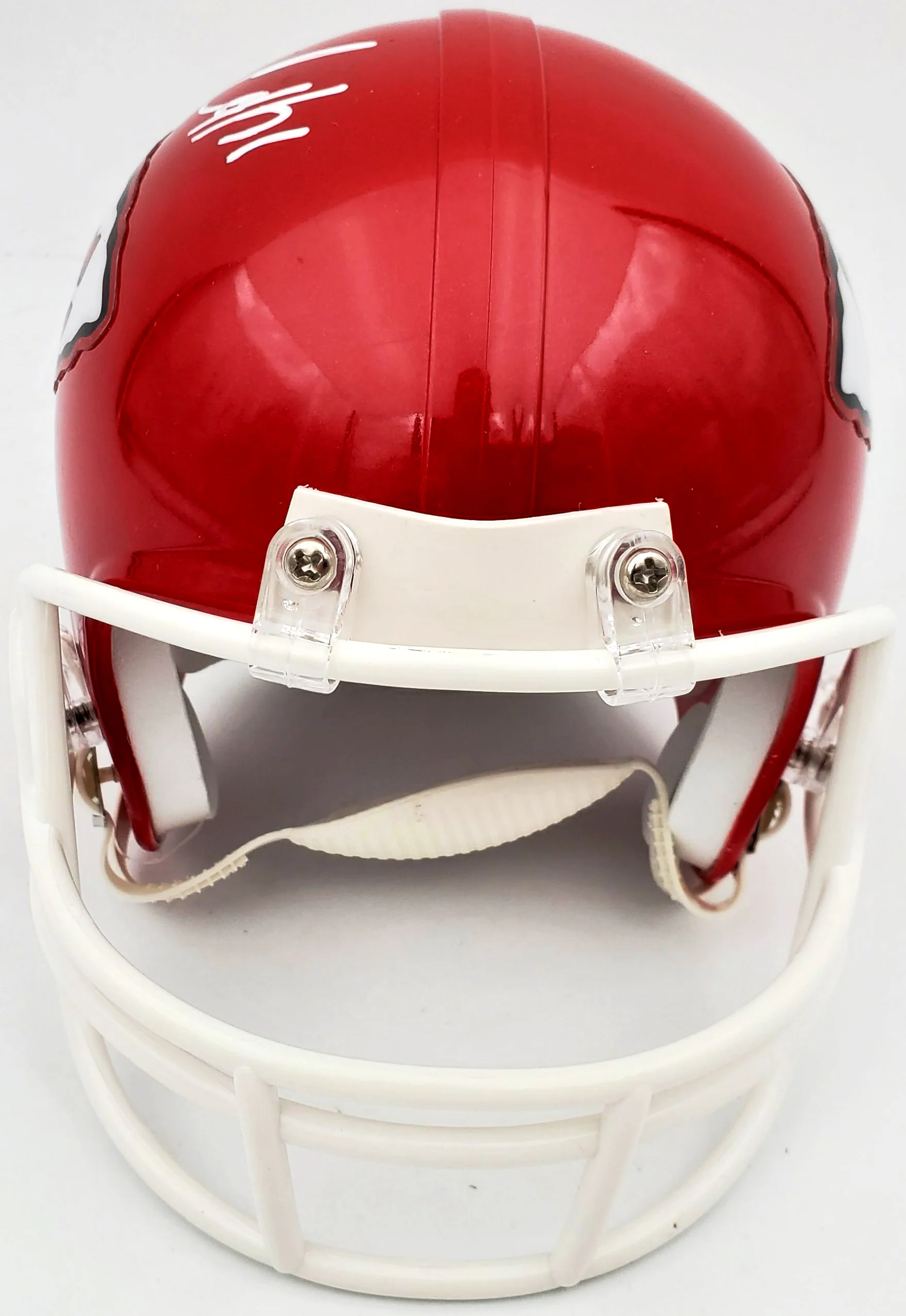 Clyde Edwards-Helaire Autographed Kansas City Chiefs Red Mini Helmet Beckett BAS QR Stock #193781 - Image 5