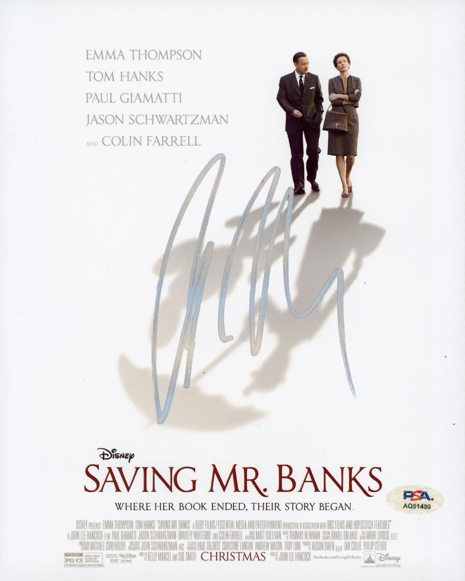 Colin Farrell Saving Mr. Banks Authentic Signed 8x10 Vertical Photo PSA AQ51490 - Image 2