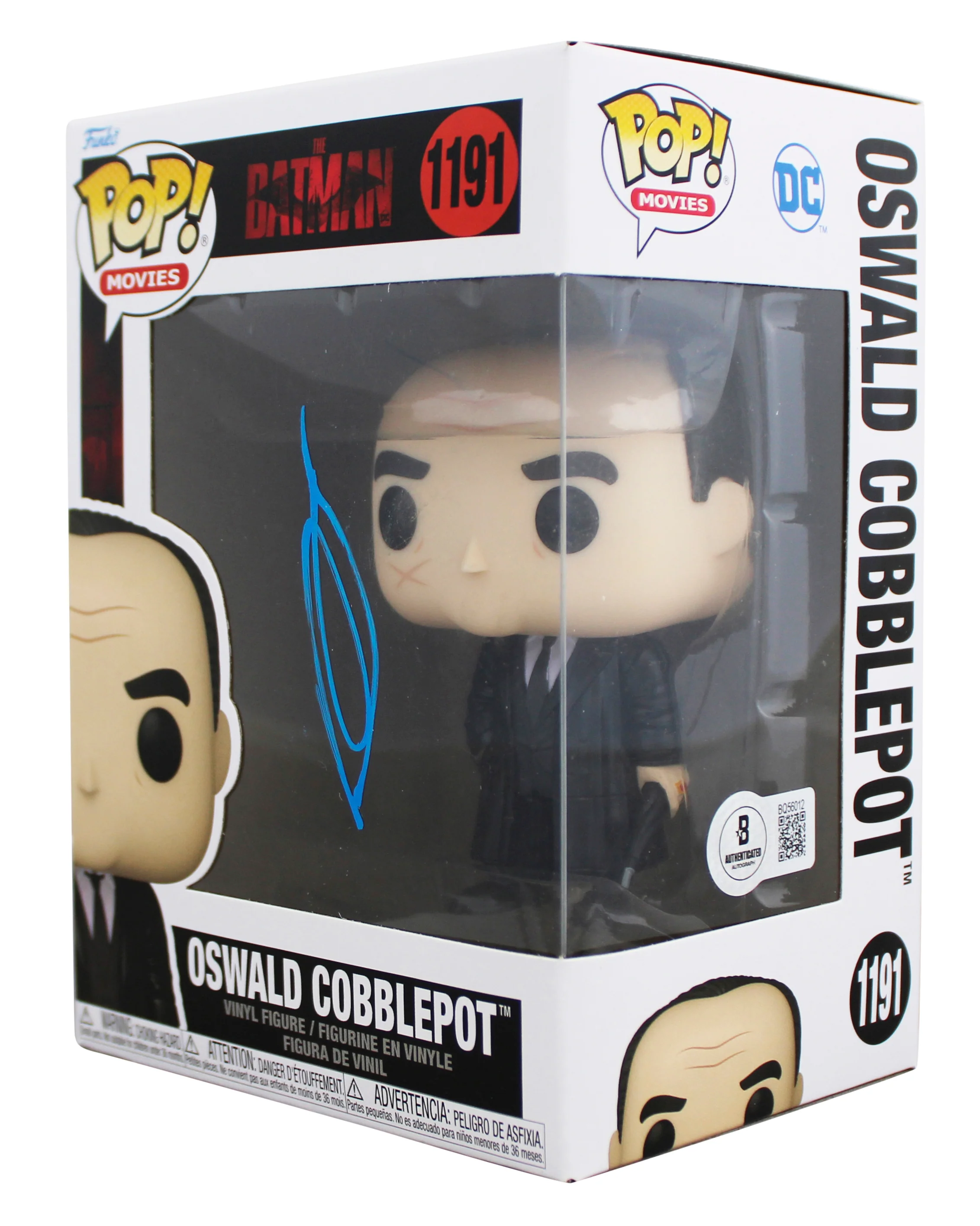 Colin Farrell Signed Oswald Cobblepot #1191 Funko Pop Vinyl Figure BAS #BQ56012 - Image 3