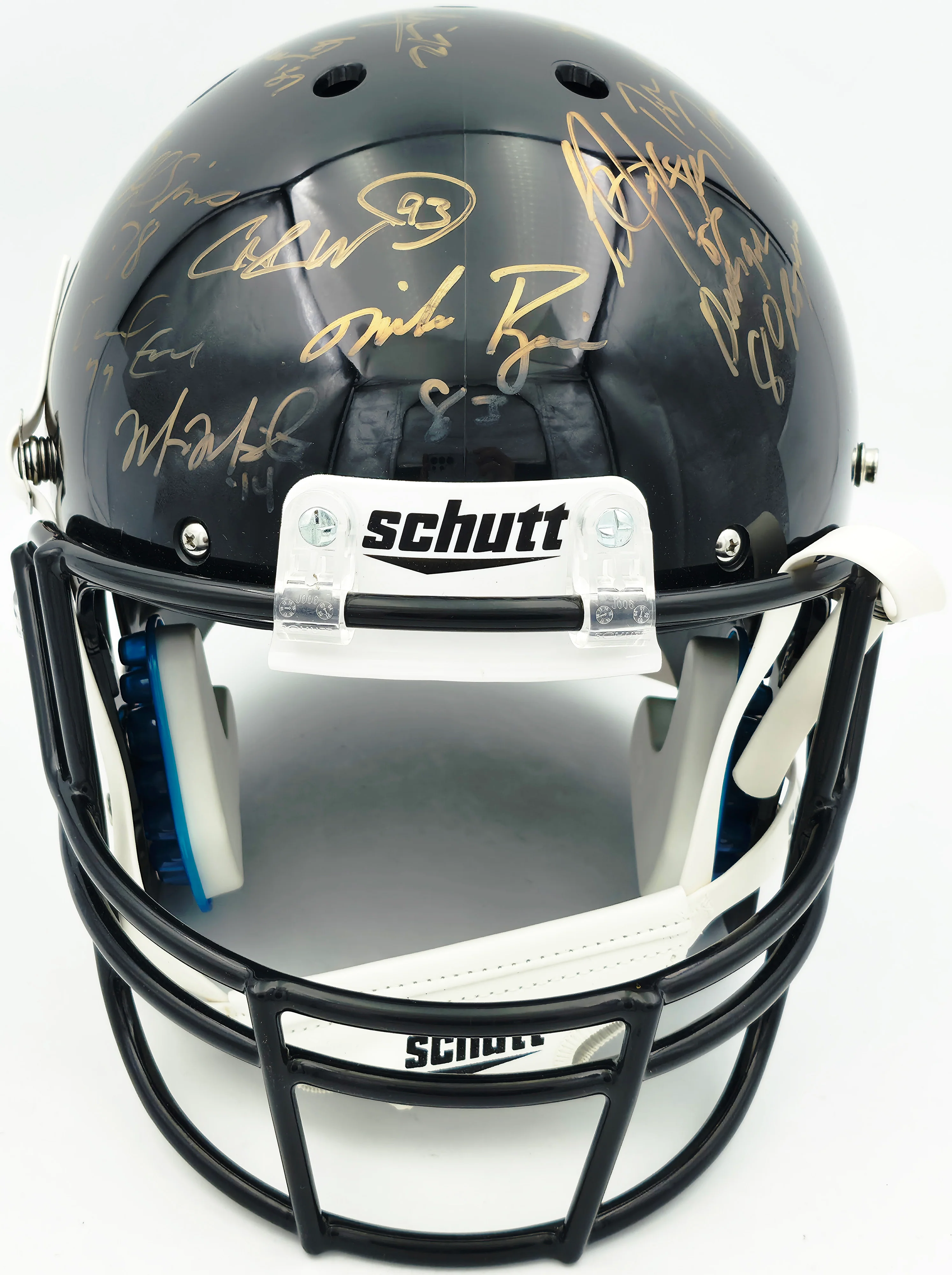 College Football's Best Heisman Winners Autographed Black Full Size Schutt Replica Helmet With 24 Signatures Including Barry Sanders & Bo Jackson Steiner Holo #SS149099 - Image 3