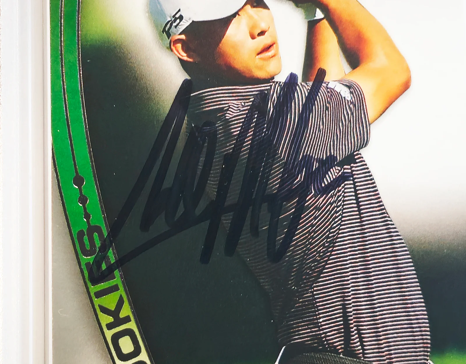 Collin Morikawa Autographed 2021 Upper Deck SP Game Used Rookie Card #38 Beckett BAS #15500555 - Image 3