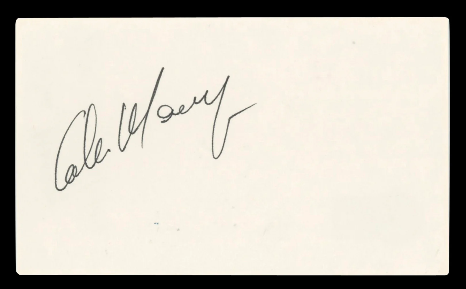 Colm Meaney How Harry Became a Tree Authentic Signed 3x5 Index Card BAS #BV03454 - Image 2