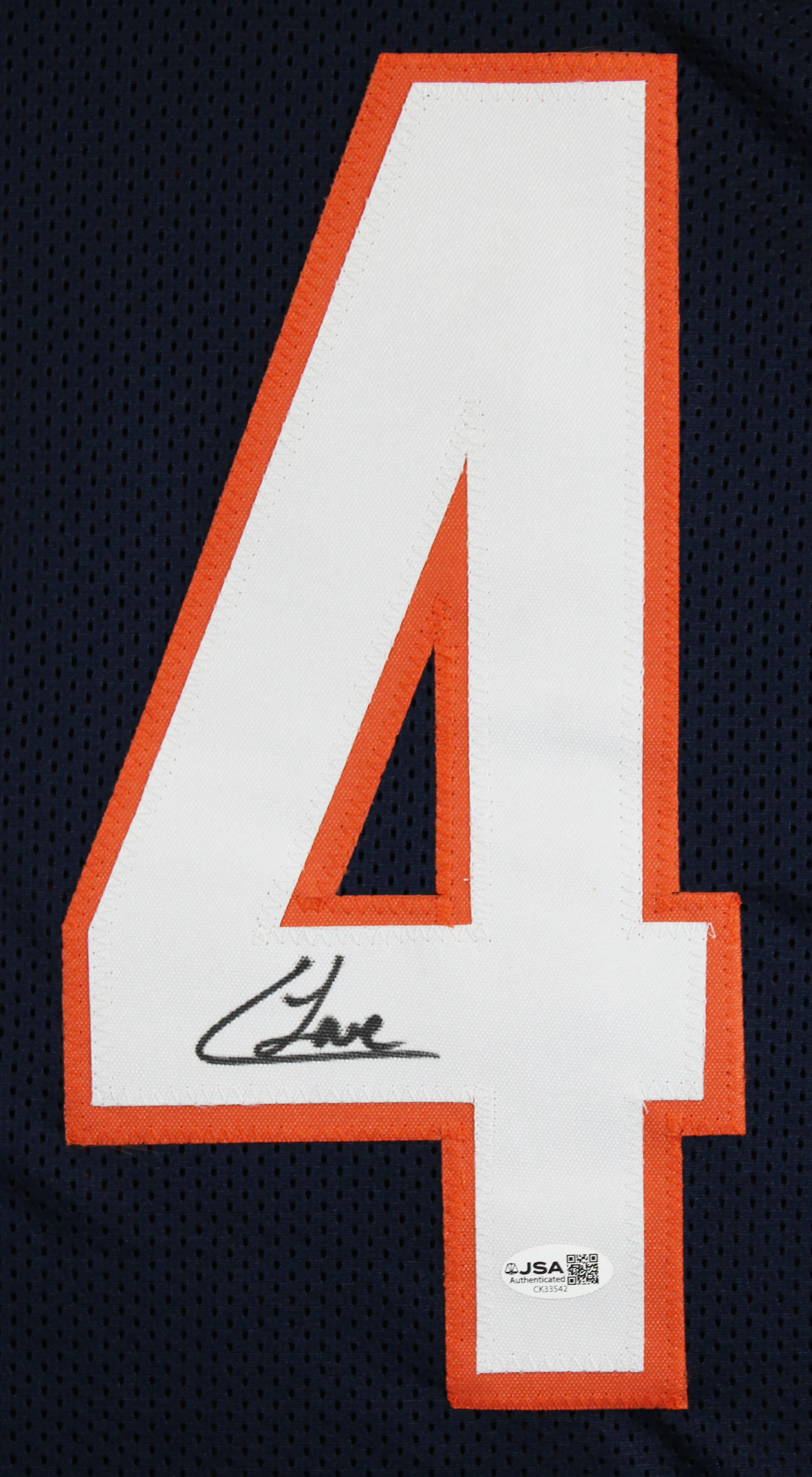 Colston Loveland Authentic Signed Navy Pro Style Jersey Autographed JSA - Image 3