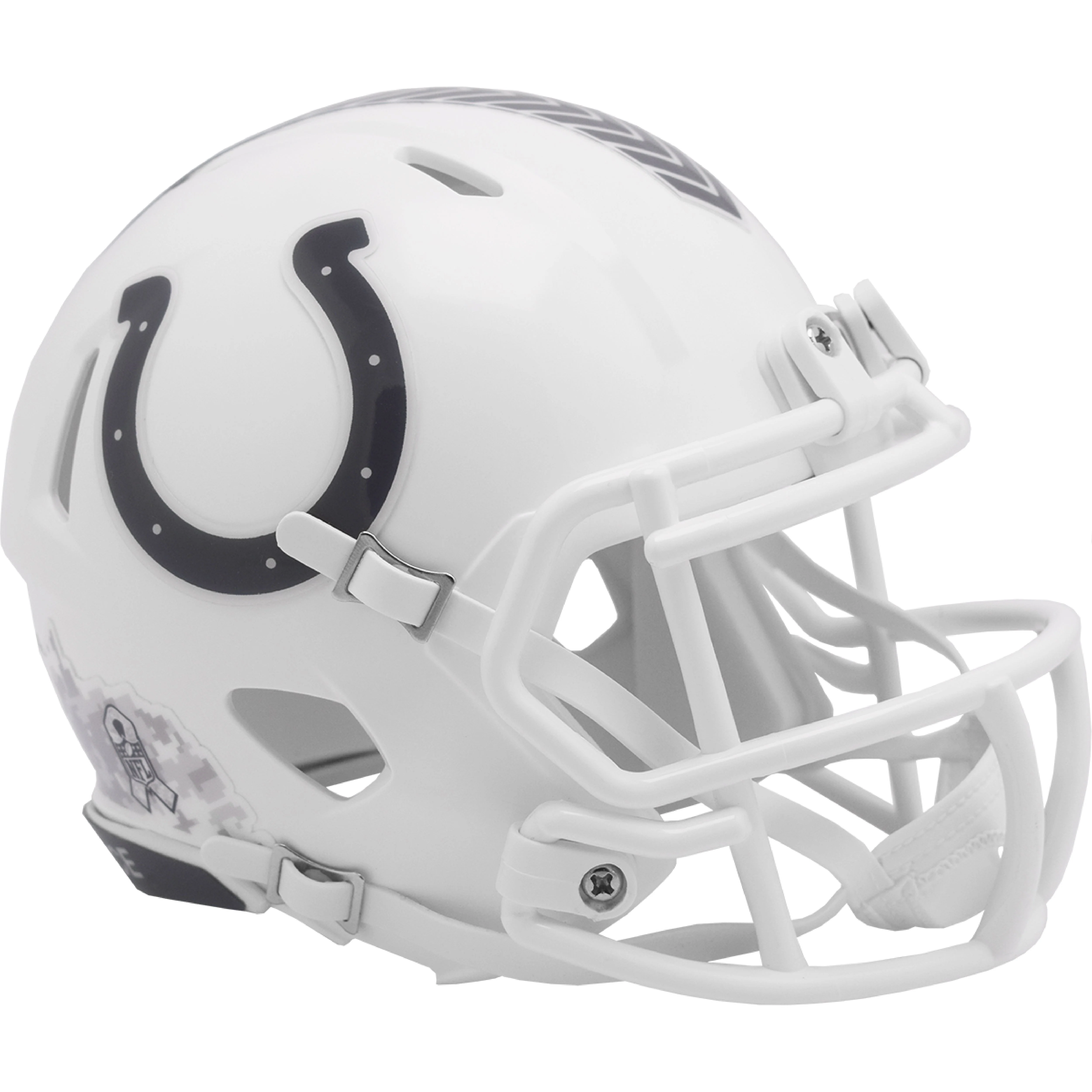 Indianapolis Colts 2024 Salute to Service Riddell Speed Mini Football Helmet