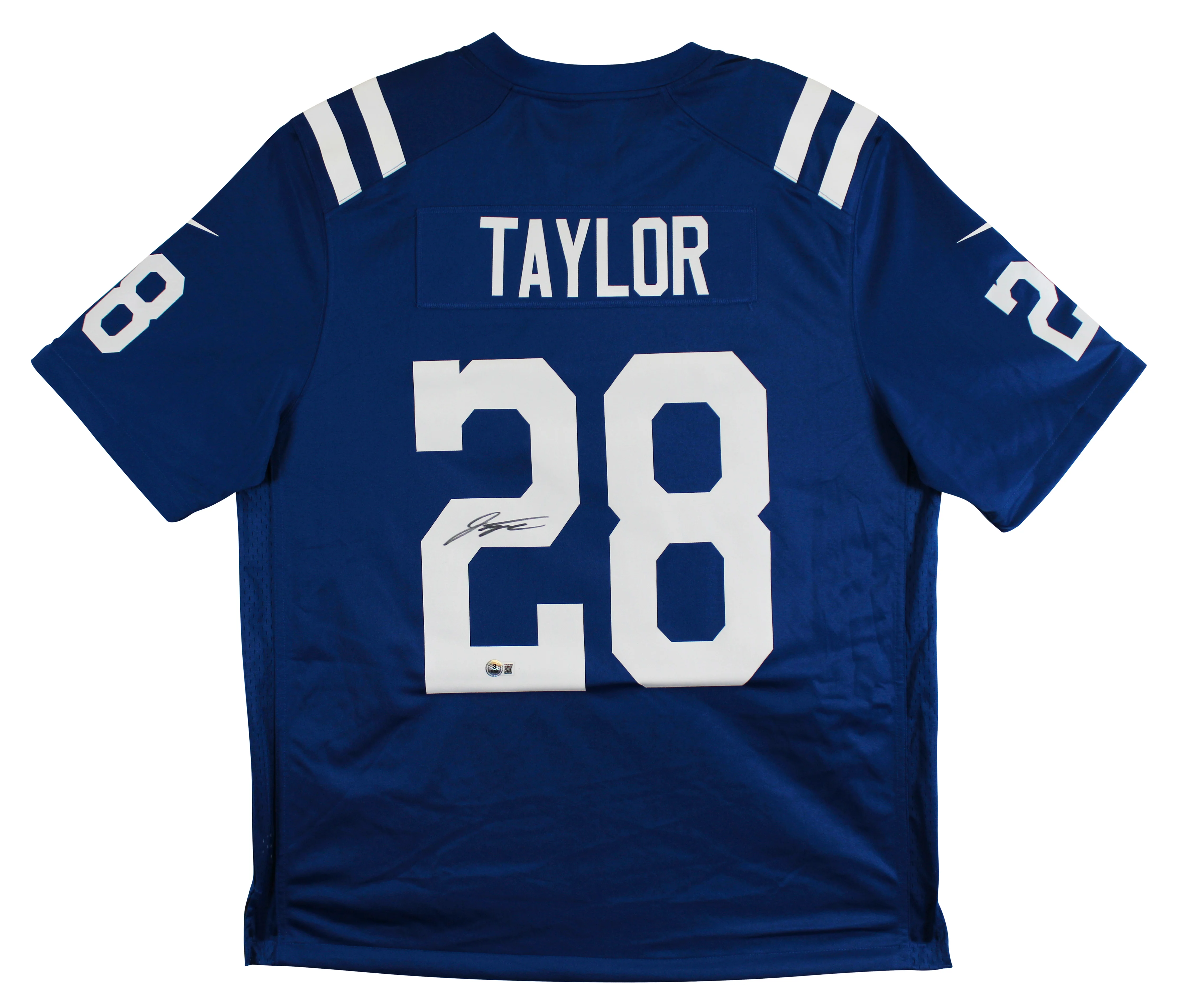 Colts Jonathan Taylor Authentic Signed Blue Nike Limited Jersey BAS Witnessed - Image 3
