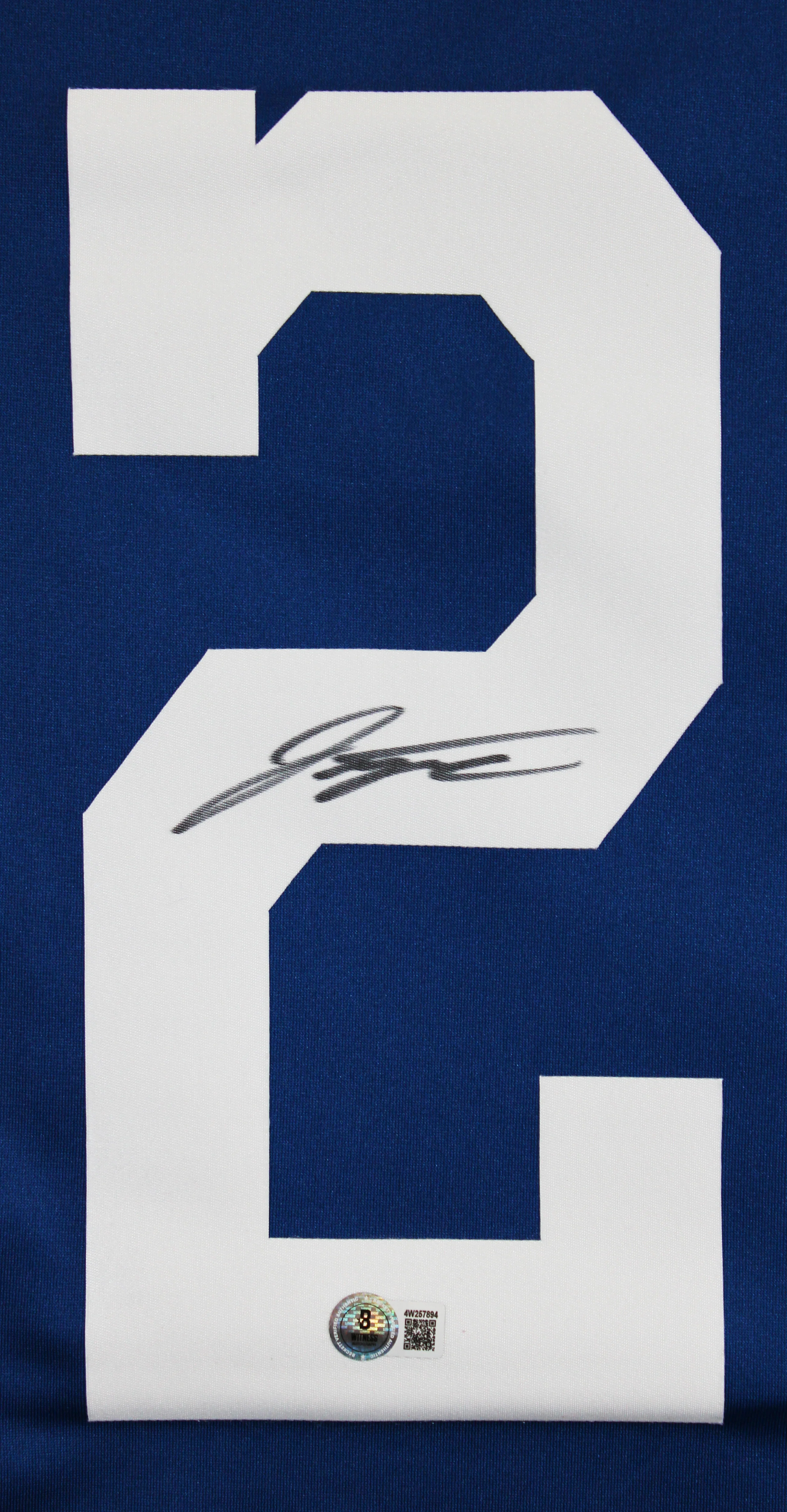 Colts Jonathan Taylor Authentic Signed Blue Nike Limited Jersey BAS Witnessed - Image 4