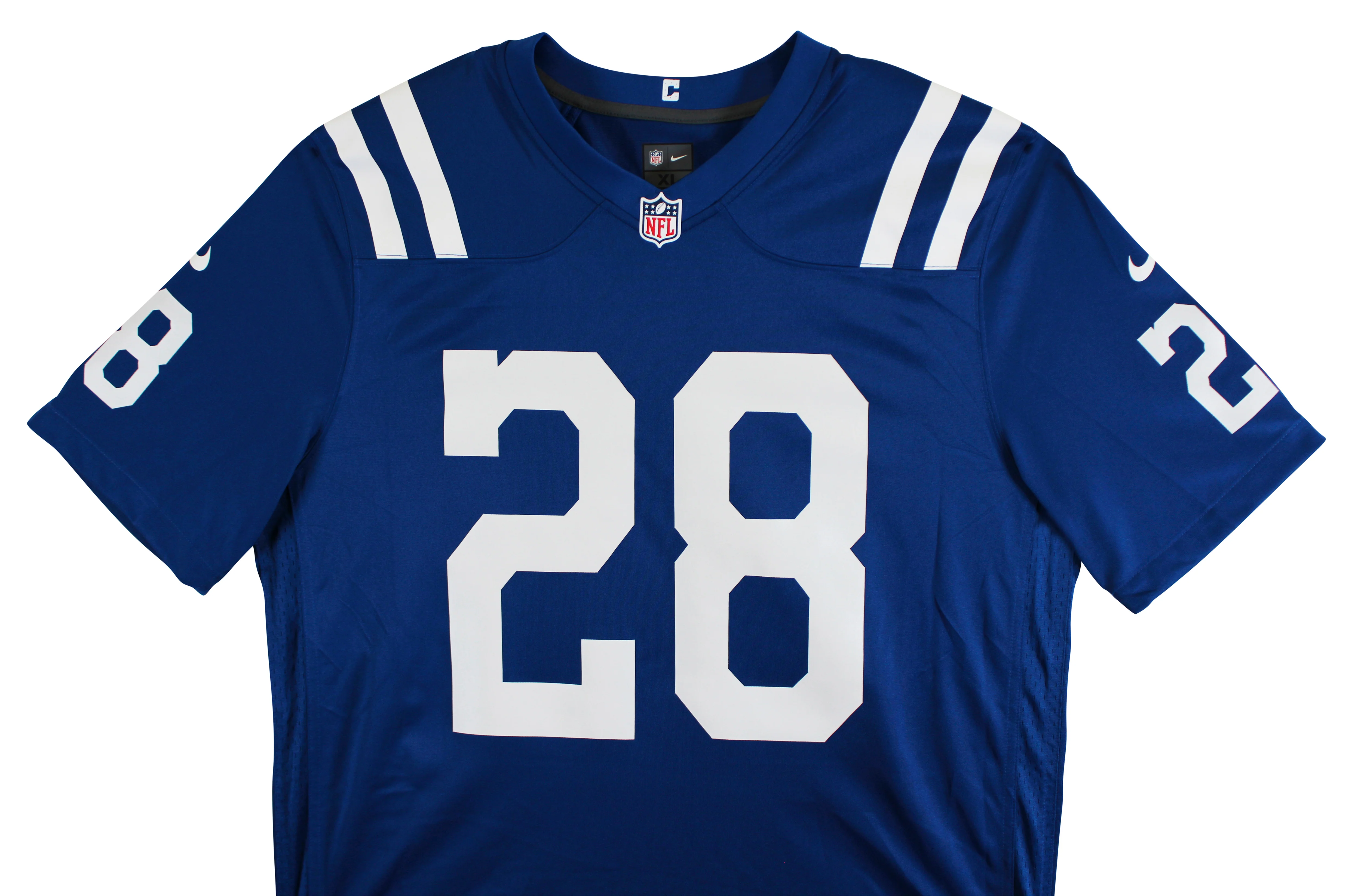Colts Jonathan Taylor Authentic Signed Blue Nike Limited Jersey BAS Witnessed - Image 6