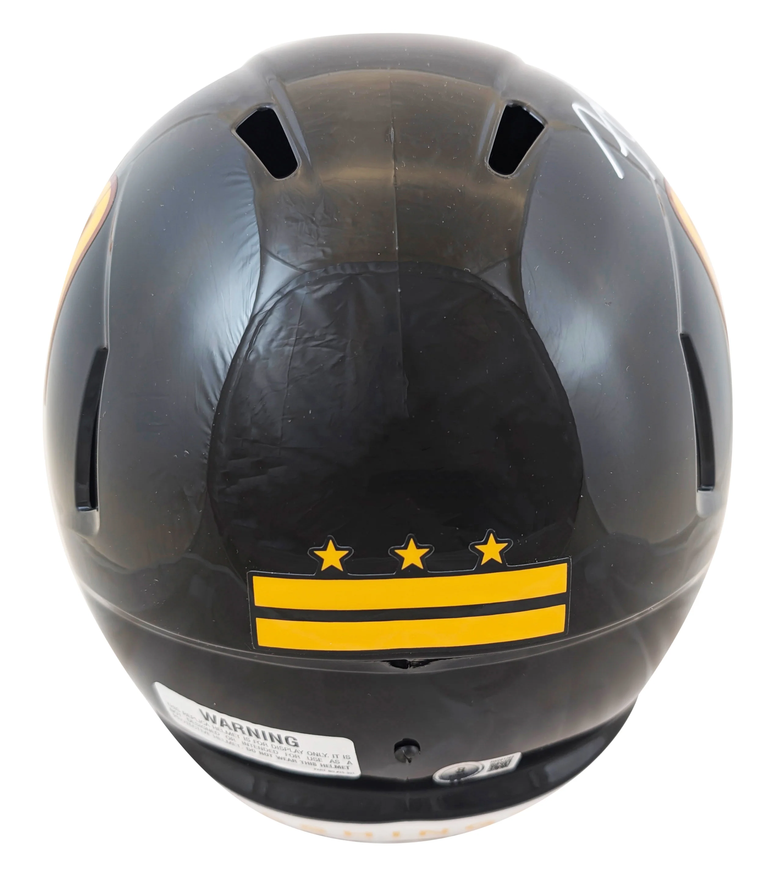 Commanders Frankie Luvu Signed 22 On-Field Alt F/S Speed Rep Helmet W/ Case BAS - Image 4