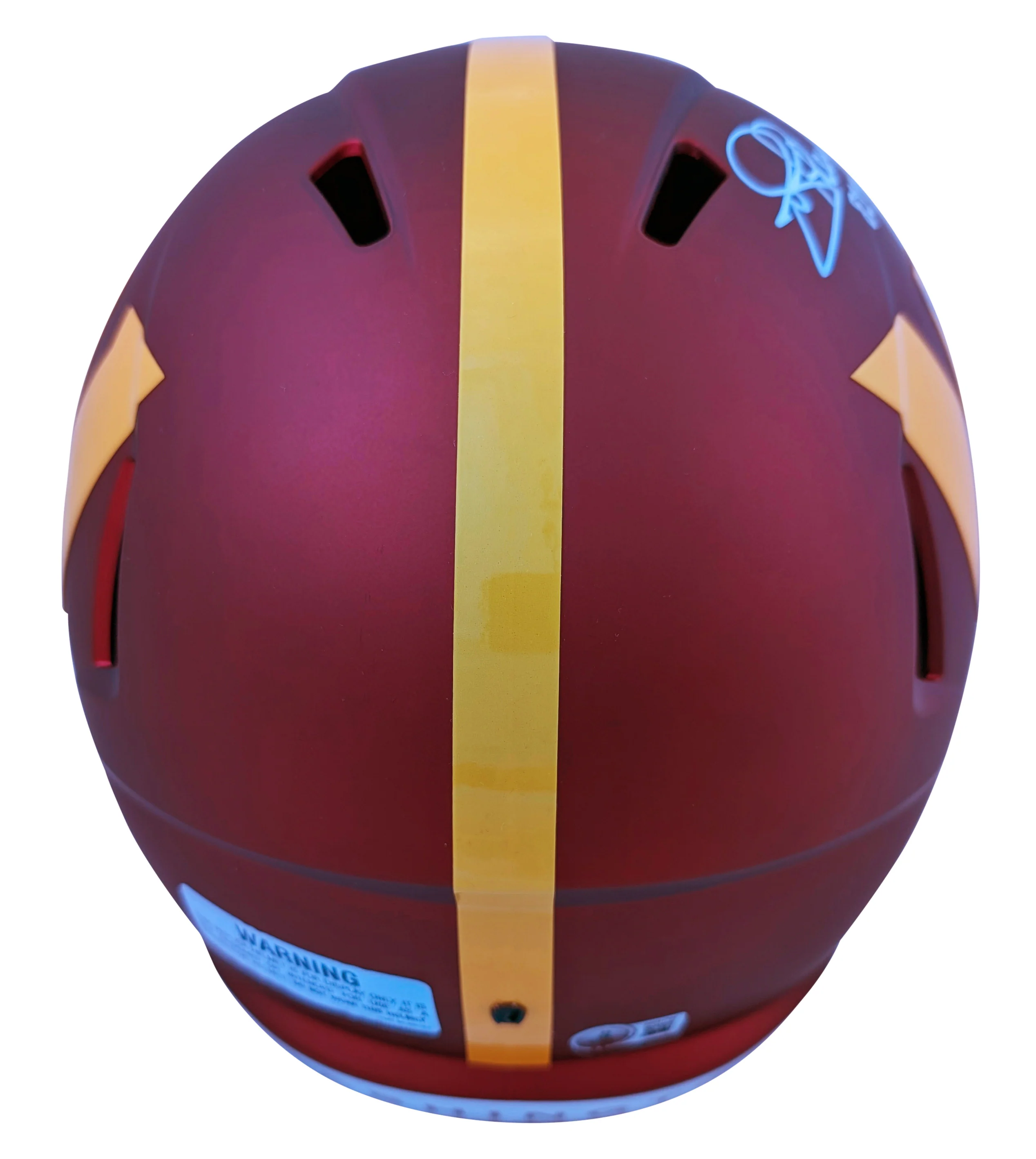 Commanders Joe Theismann "83 MVP" Signed F/S Speed Rep Helmet W/ Case BAS W - Image 4