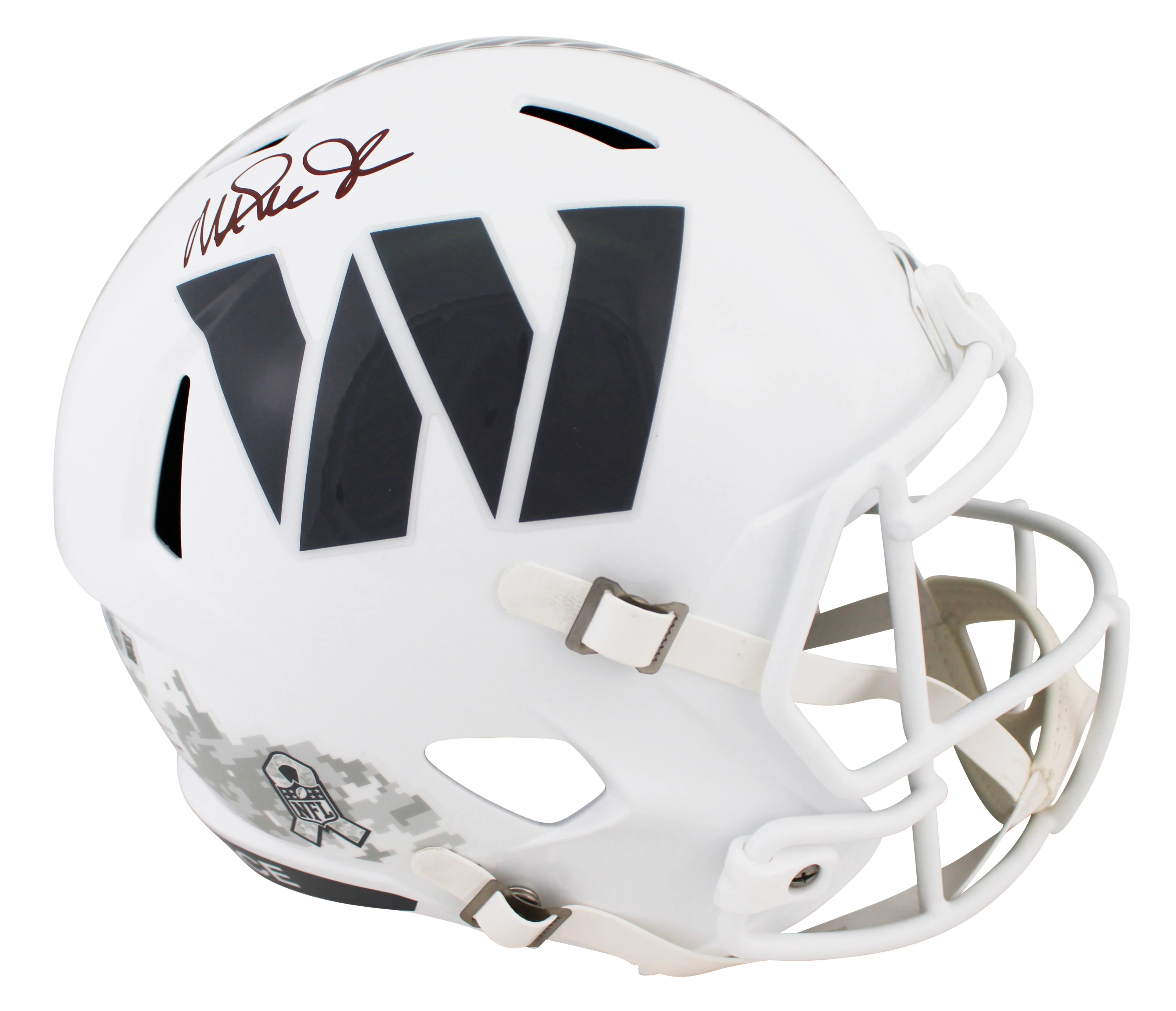 Commanders Magic Johnson Signed STS III F/S Speed Rep Helmet W/ Case BAS Wit 2 - Image 3