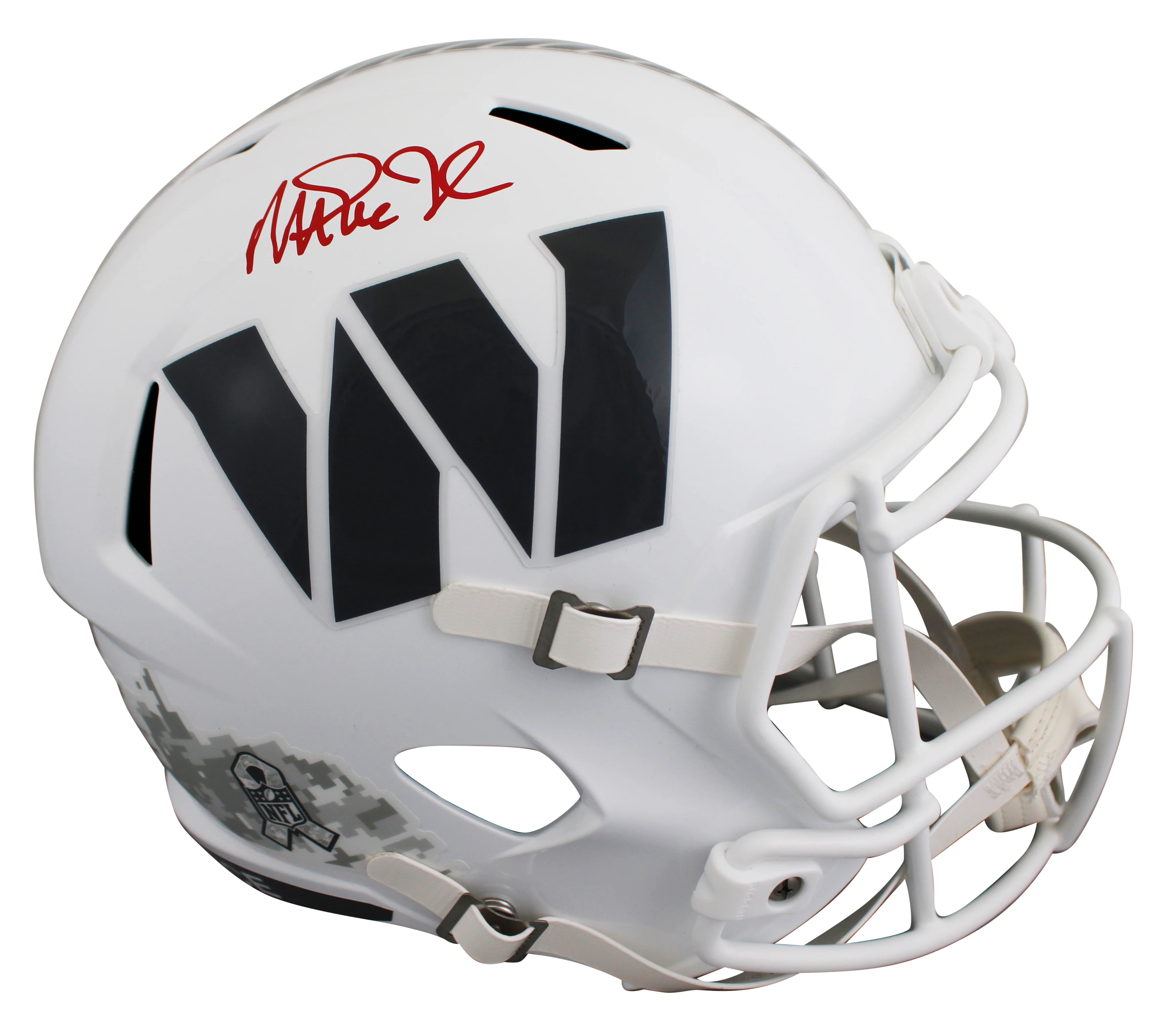 Commanders Magic Johnson Signed STS III F/S Speed Rep Helmet W/ Case BAS Wit 3 - Image 3