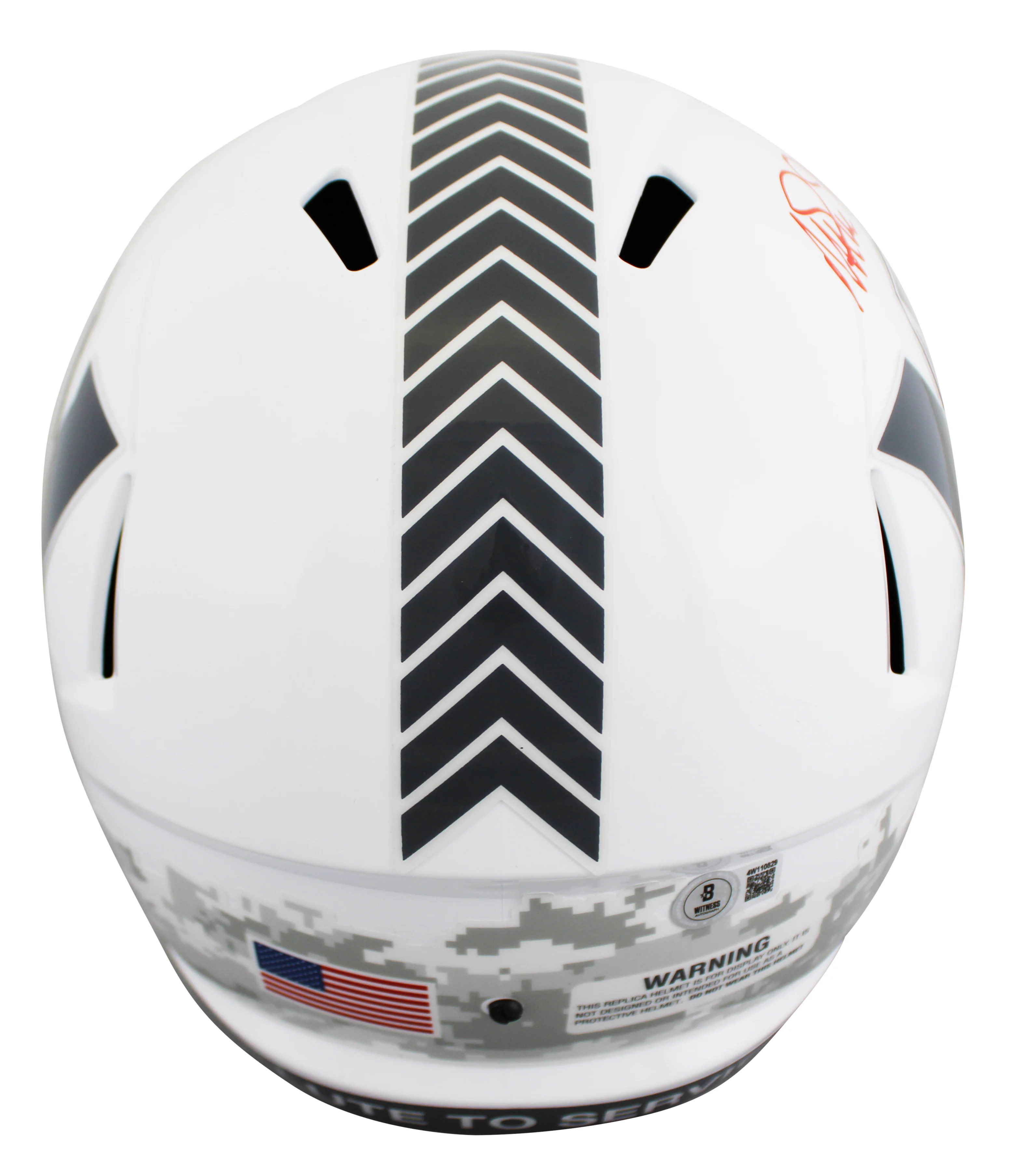 Commanders Magic Johnson Signed STS III F/S Speed Rep Helmet W/ Case BAS Wit 3 - Image 4