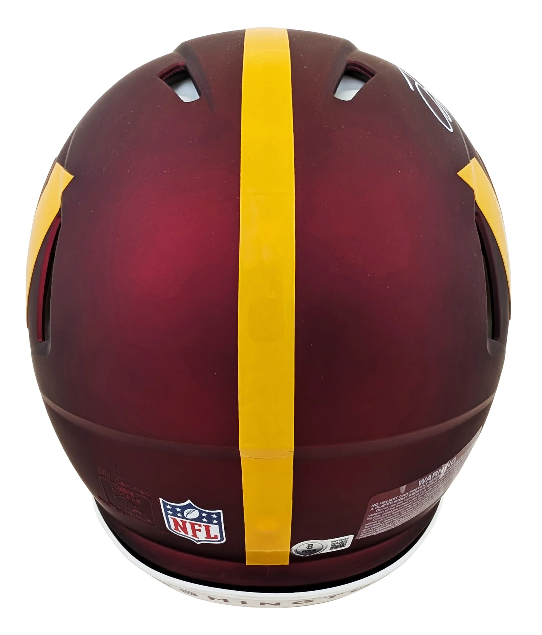 Commanders Terry McLaurin Signed Full Size Speed Proline Helmet BAS Witnessed - Image 3