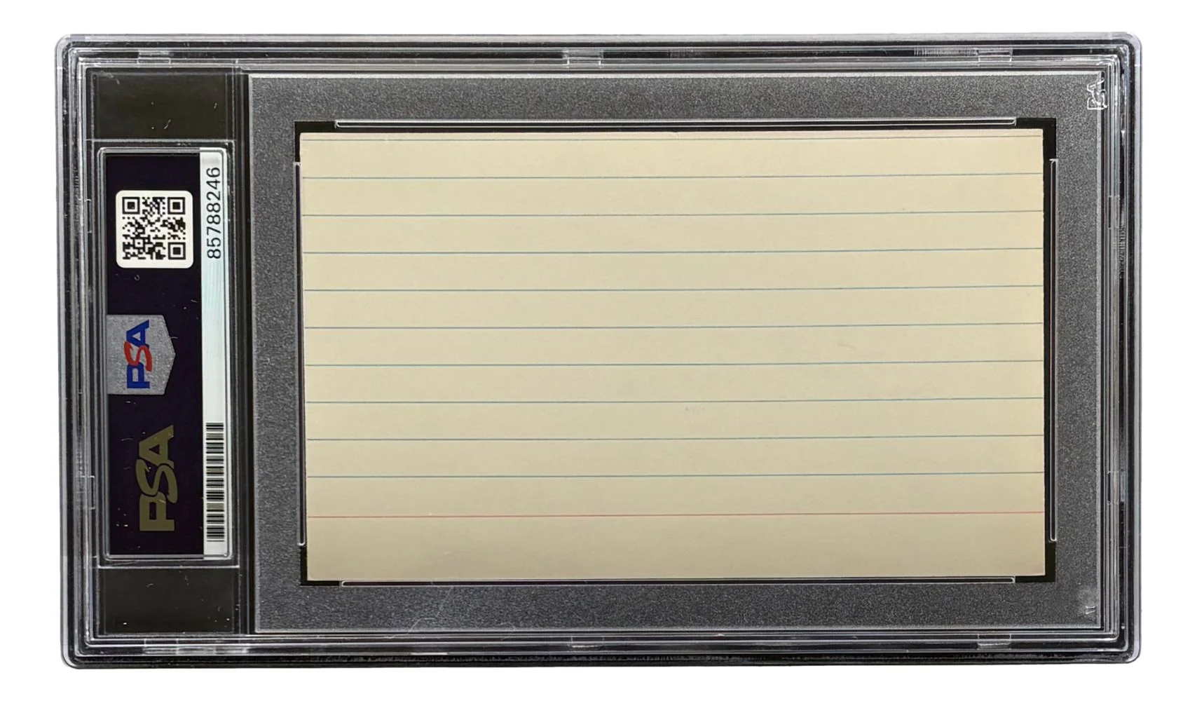 Commissioner Ford Frick Signed Index Card PSA/DNA - Image 2