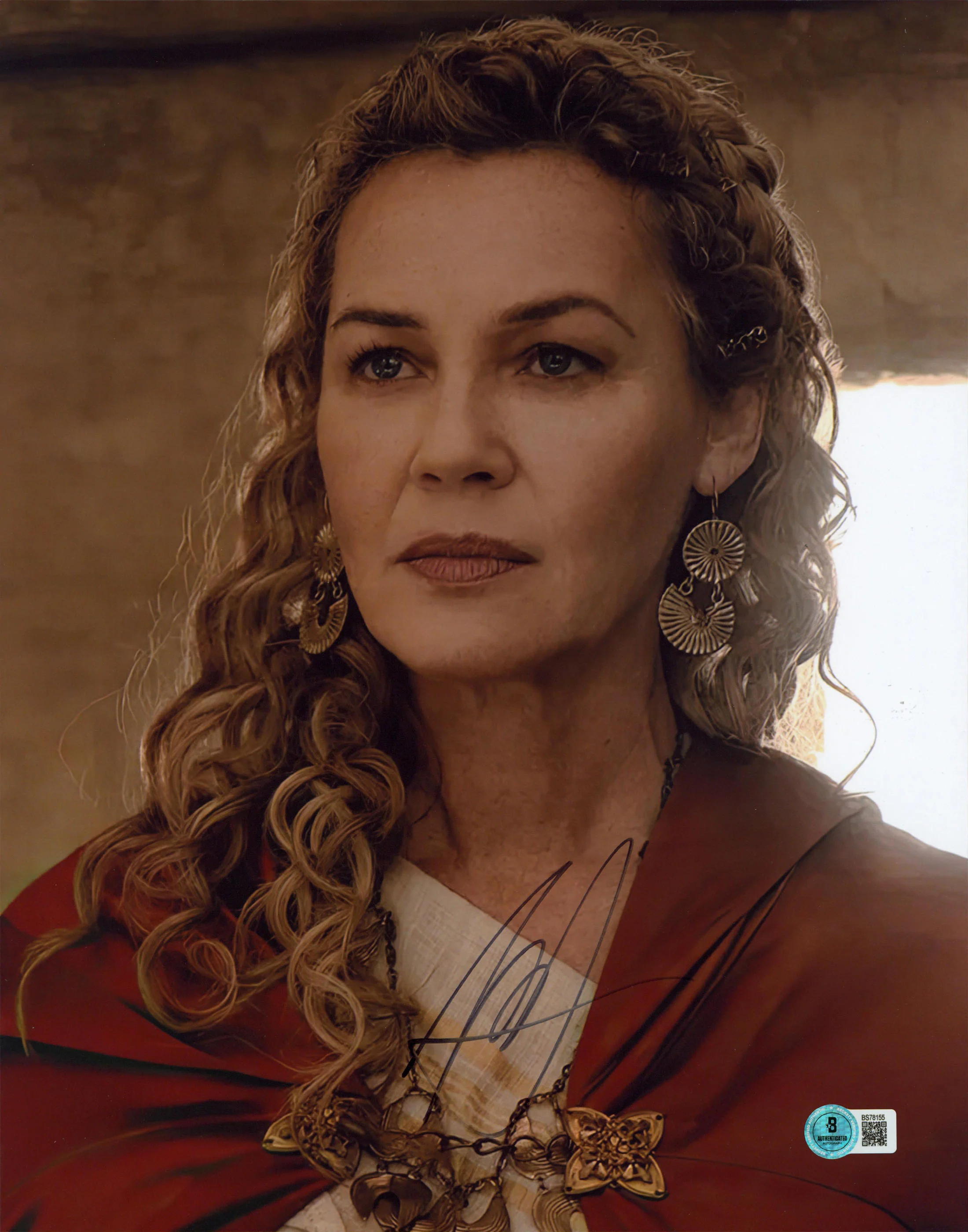 Connie Nielsen Gladiator Authentic Signed 11x14 Vertical Photo BAS #BS78155 - Image 2