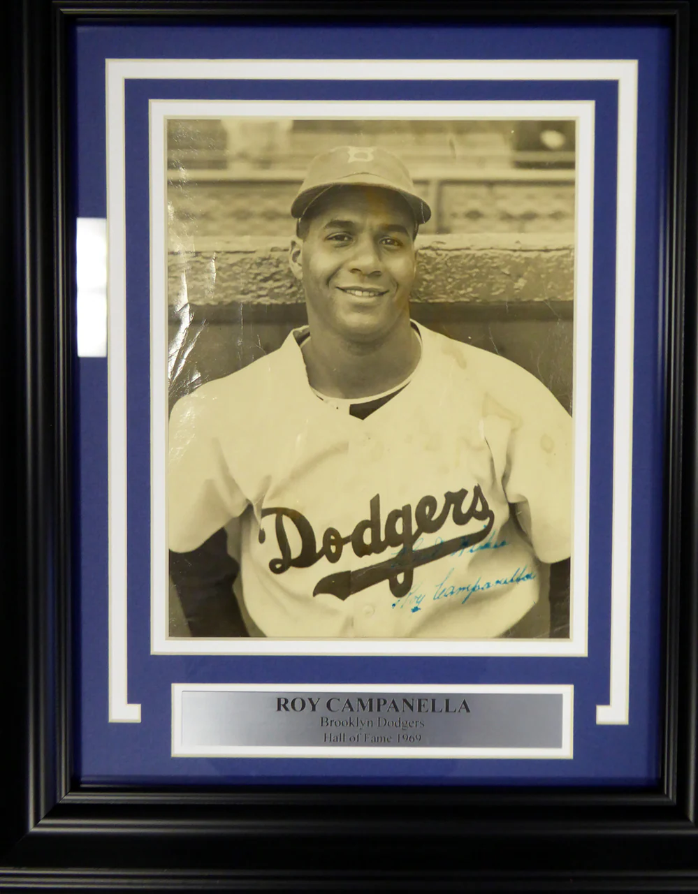Roy Campanella Autographed Framed 8x10 Magazine Page Photo Brooklyn Dodgers "Best Wishes" PSA/DNA #AC00434 - Image 2