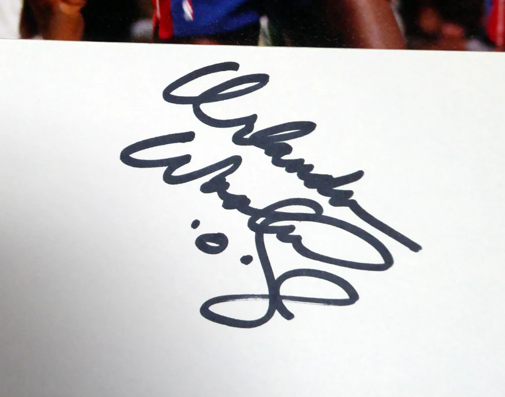 Orlando Woolridge Autographed 16x20 Matted Photo Detroit Pistons PSA/DNA #AB51626 - Image 2