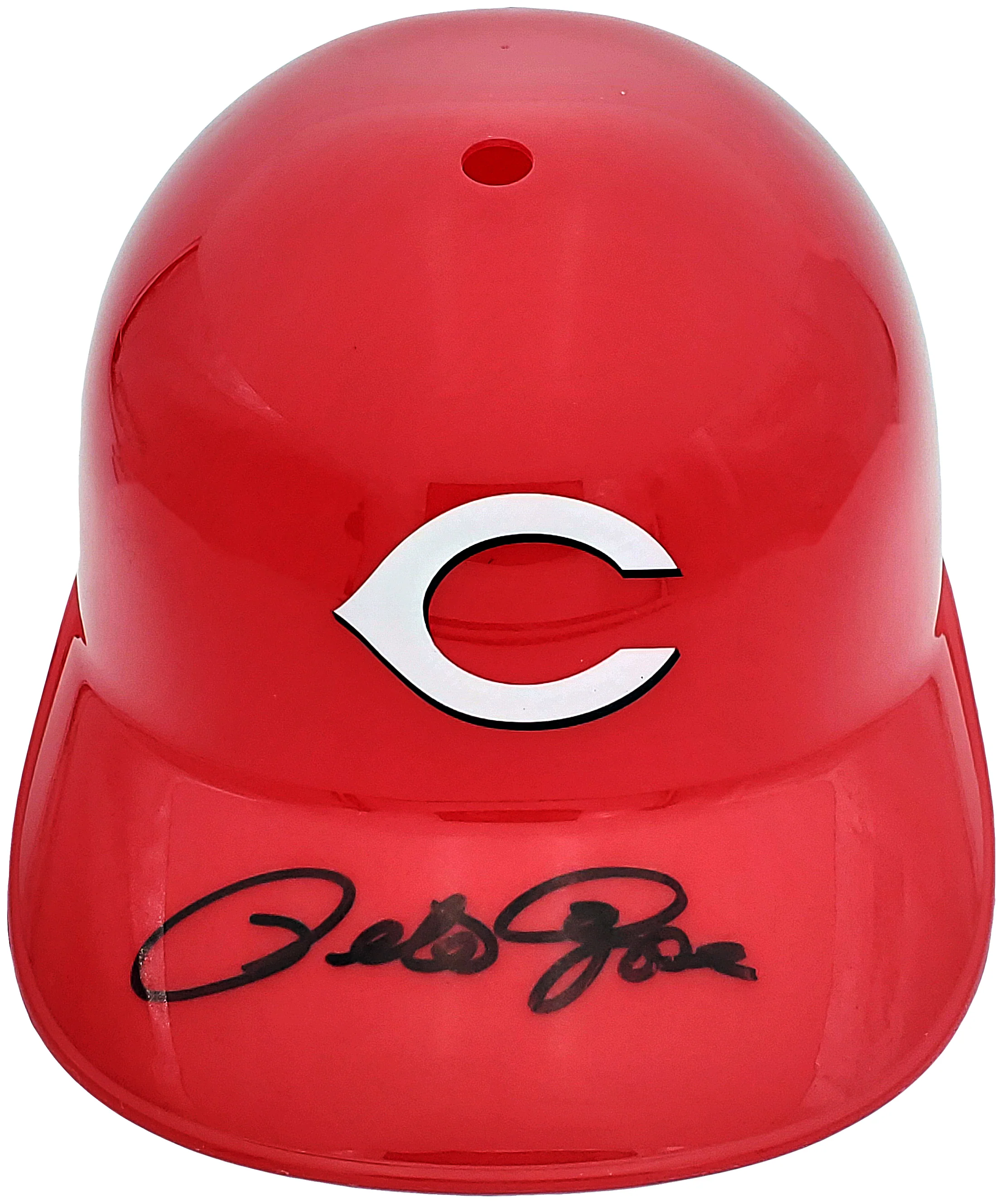 Pete Rose Autographed Cincinnati Reds Batting Helmet PR Holo Stock #196983 - Image 2