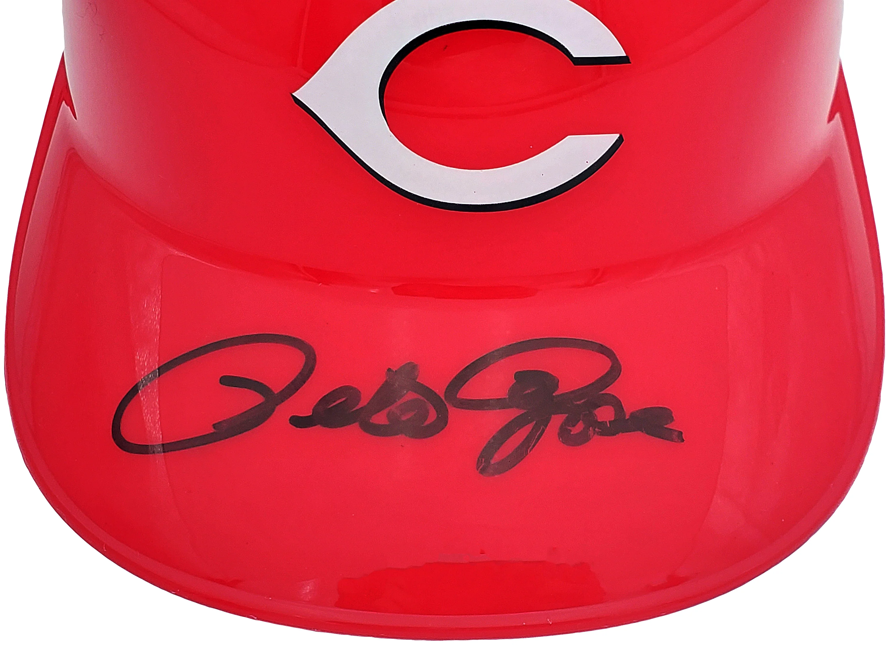 Pete Rose Autographed Cincinnati Reds Batting Helmet PR Holo Stock #196983 - Image 3