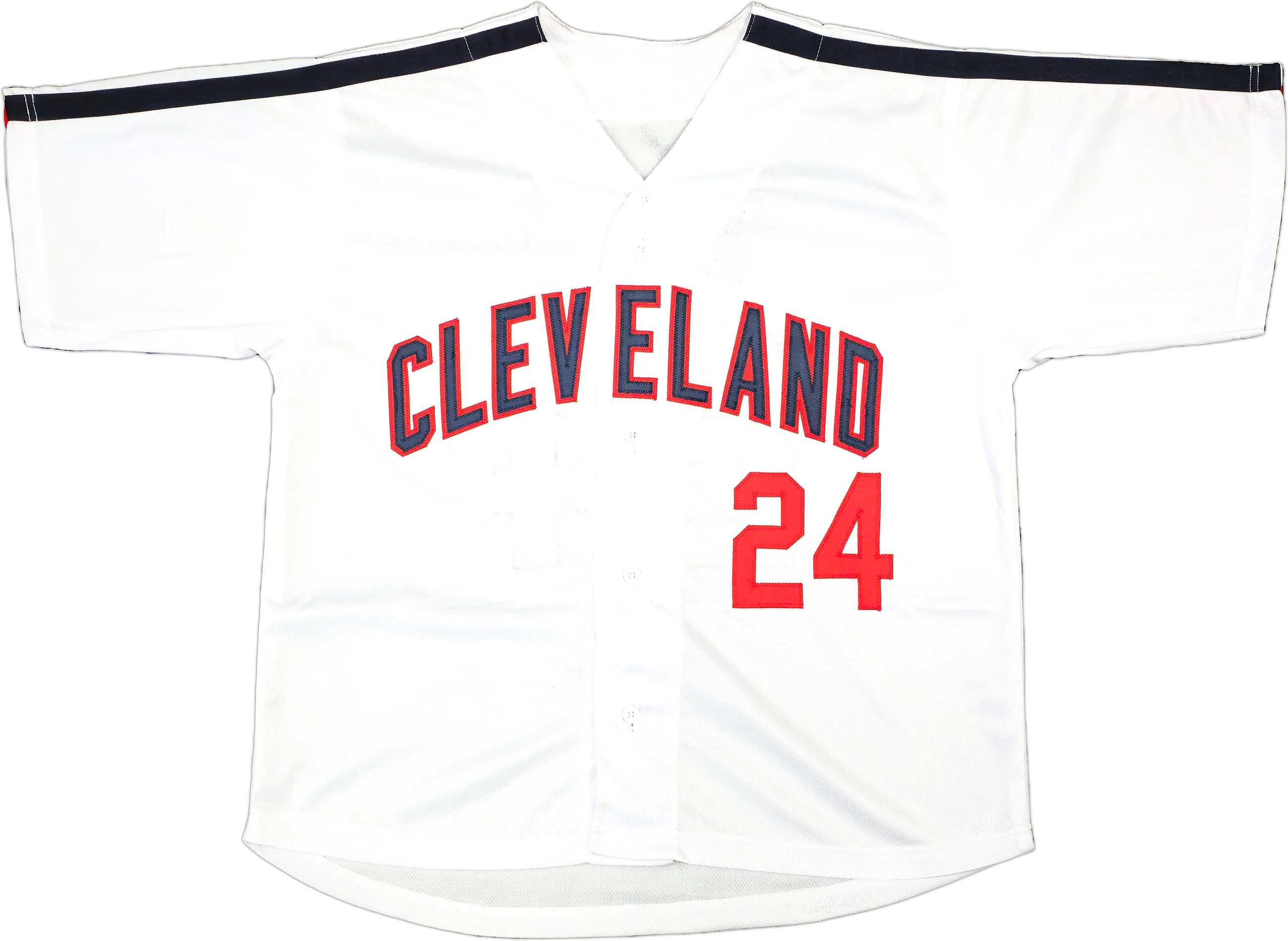 Corbin Bernsen Autographed White Jersey Major League Roger Dorn Beckett BAS Witness Stock #221301 - Image 5