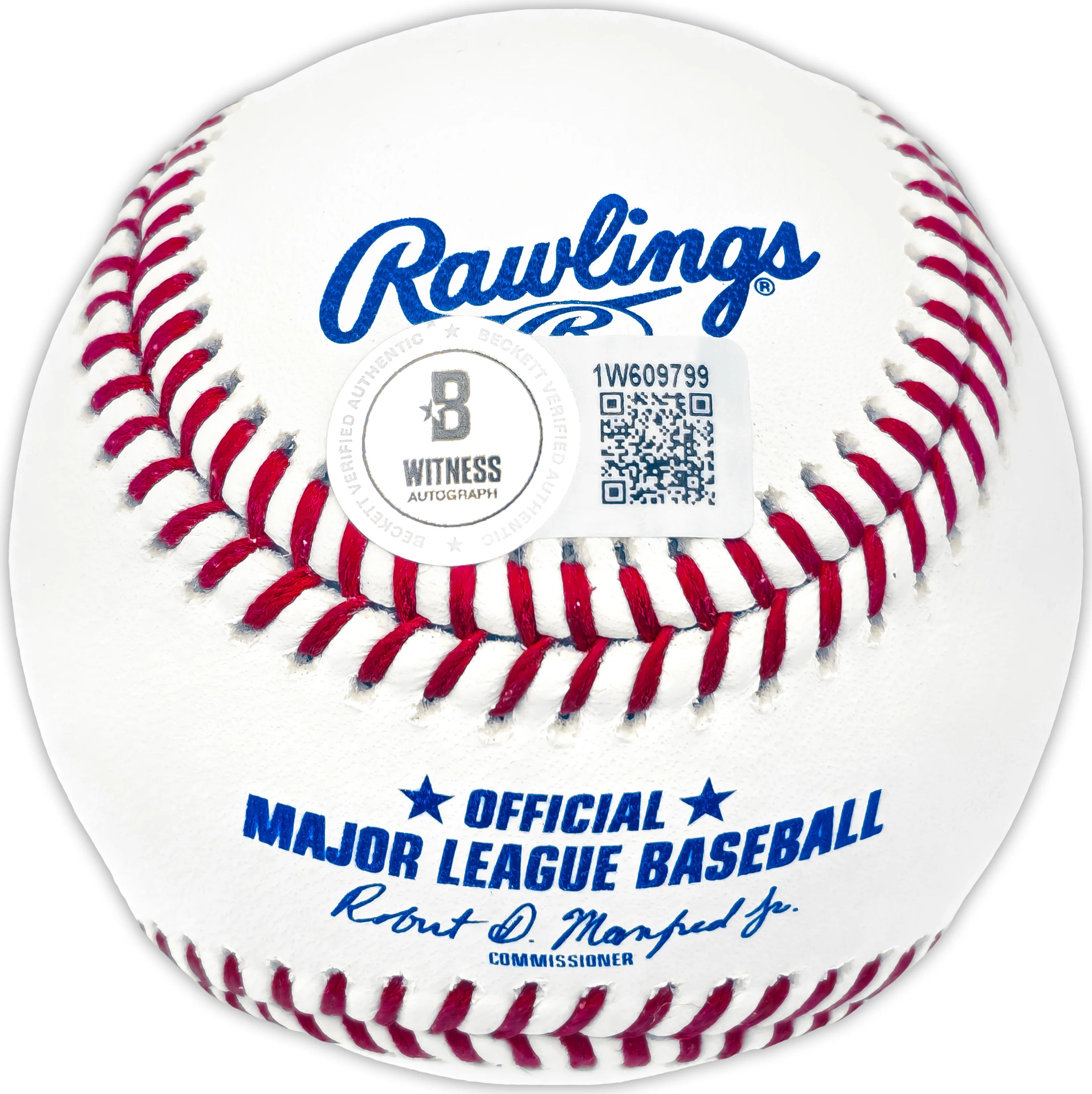 Corbin Burns Autographed Official MLB Baseball Arizona Diamondbacks Beckett BAS Witness Stock #230179 - Image 3