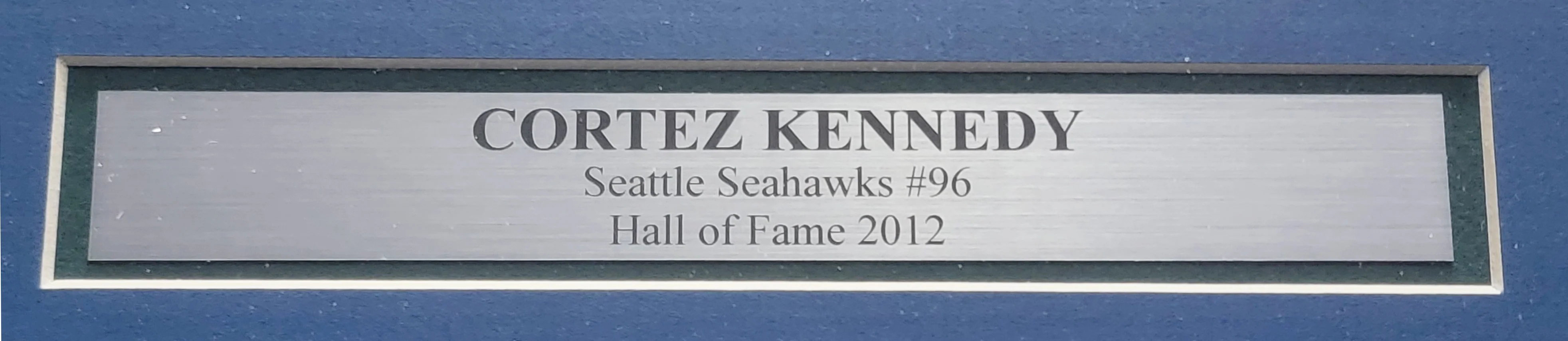 Cortez Kennedy Autographed Framed 16x20 Photo Seattle Seahawks Beckett BAS & MCS Holo #C26358 - Image 5