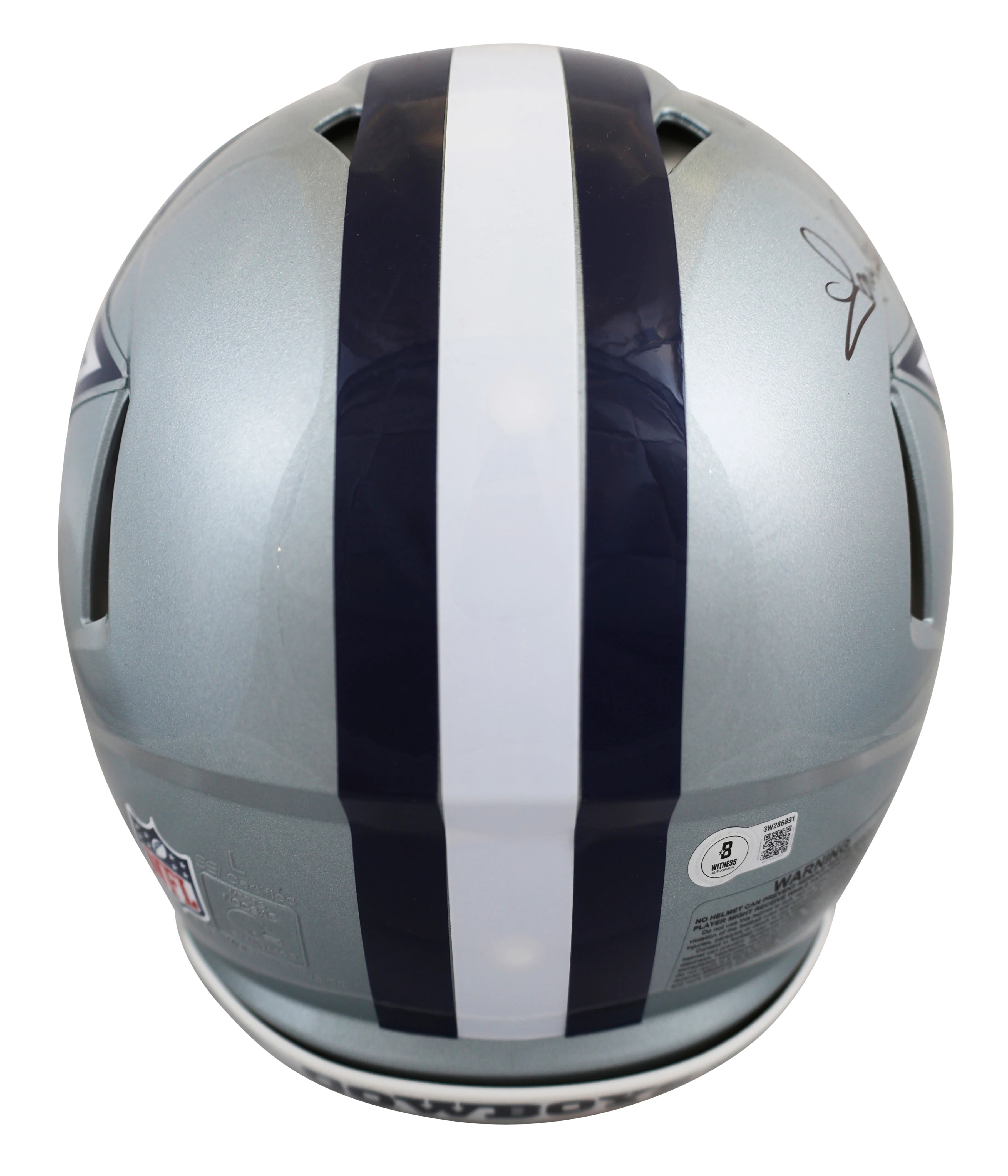 Cowboys (3) Pearson, Staubach & Dorsett Signed F/S Speed Proline Helmet BAS Wit - Image 3