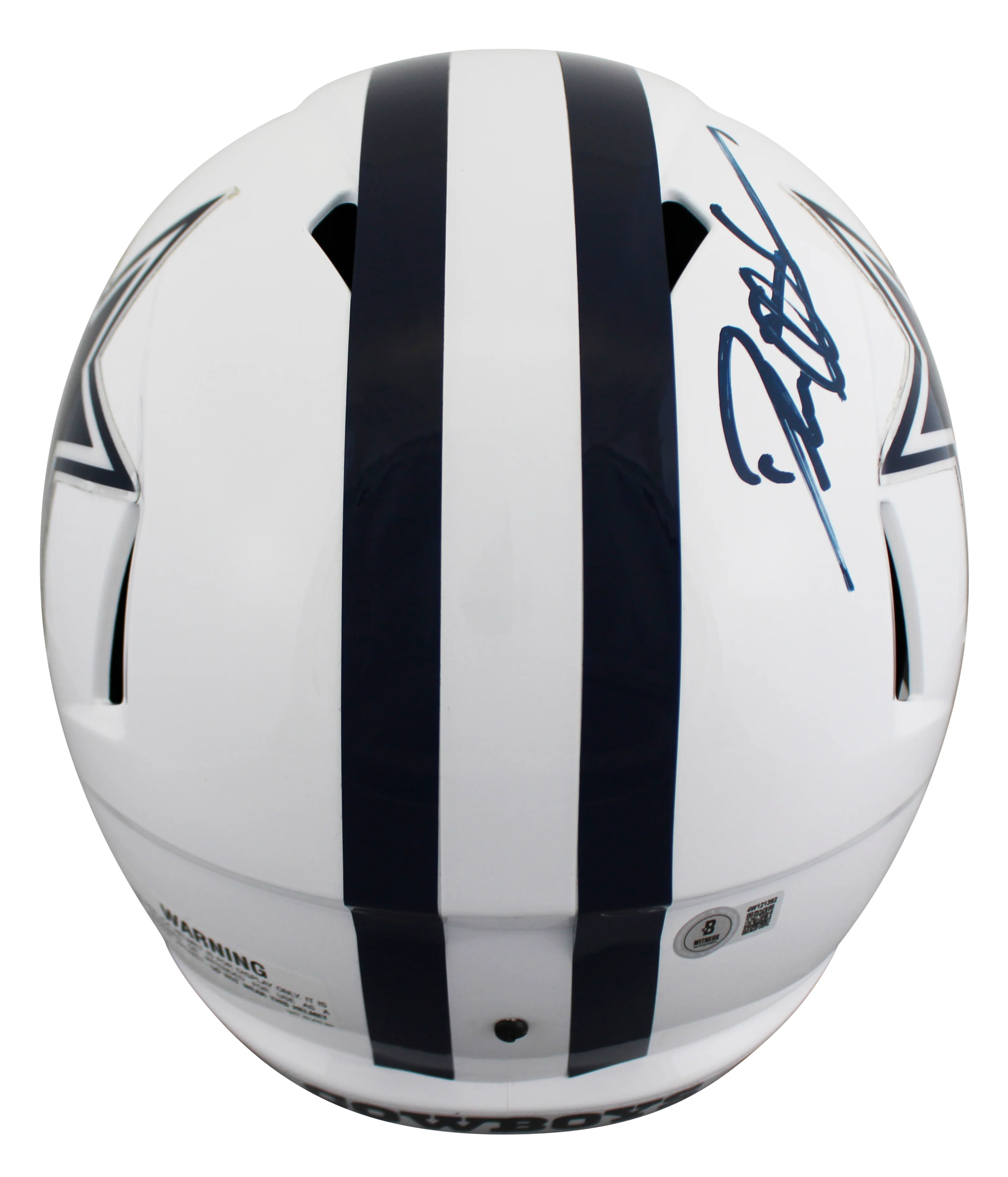 Cowboys Deion Sanders Signed 2022 On-Field Alt Full Size Speed Rep Helmet BAS W - Image 3