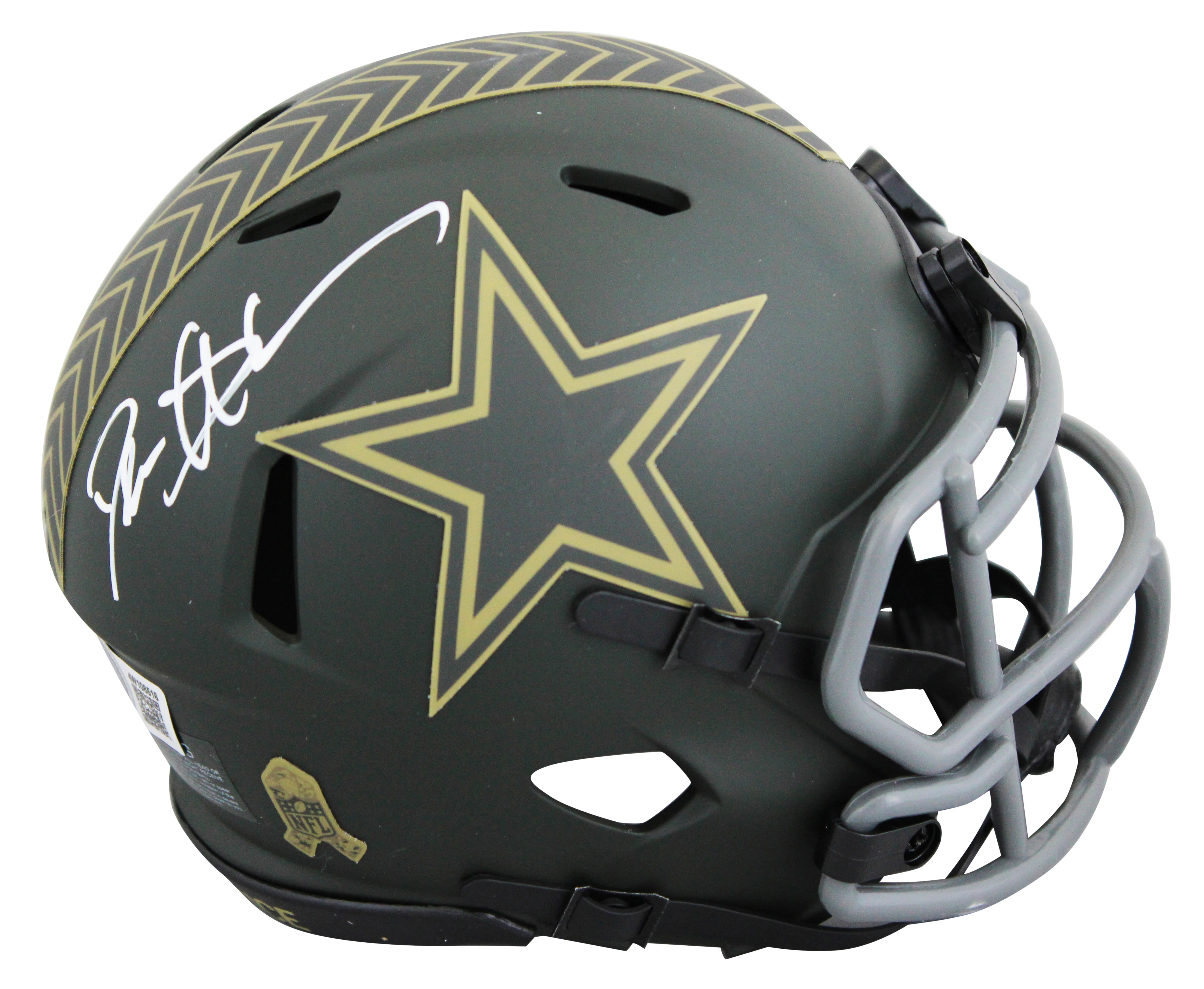 Cowboys Deion Sanders Signed STS IV Speed Mini Helmet BAS Witnessed #4W108516