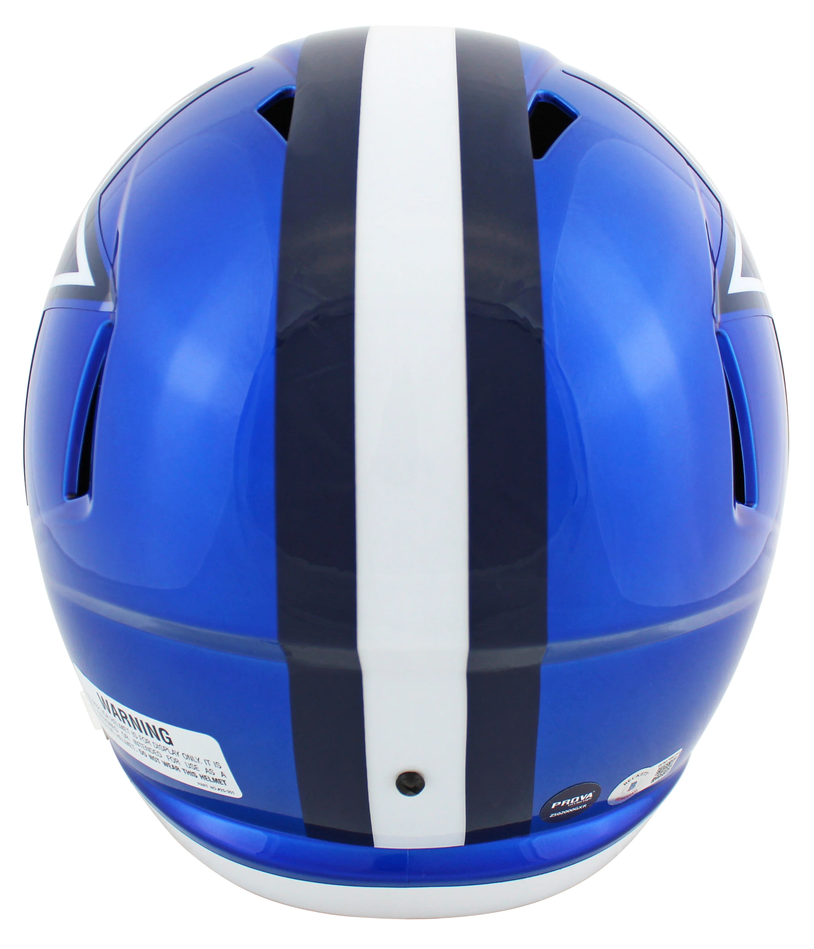 Cowboys Emmitt Smith Signed Flash Full Size Speed Rep Helmet W/ Case BAS Witness - Image 4