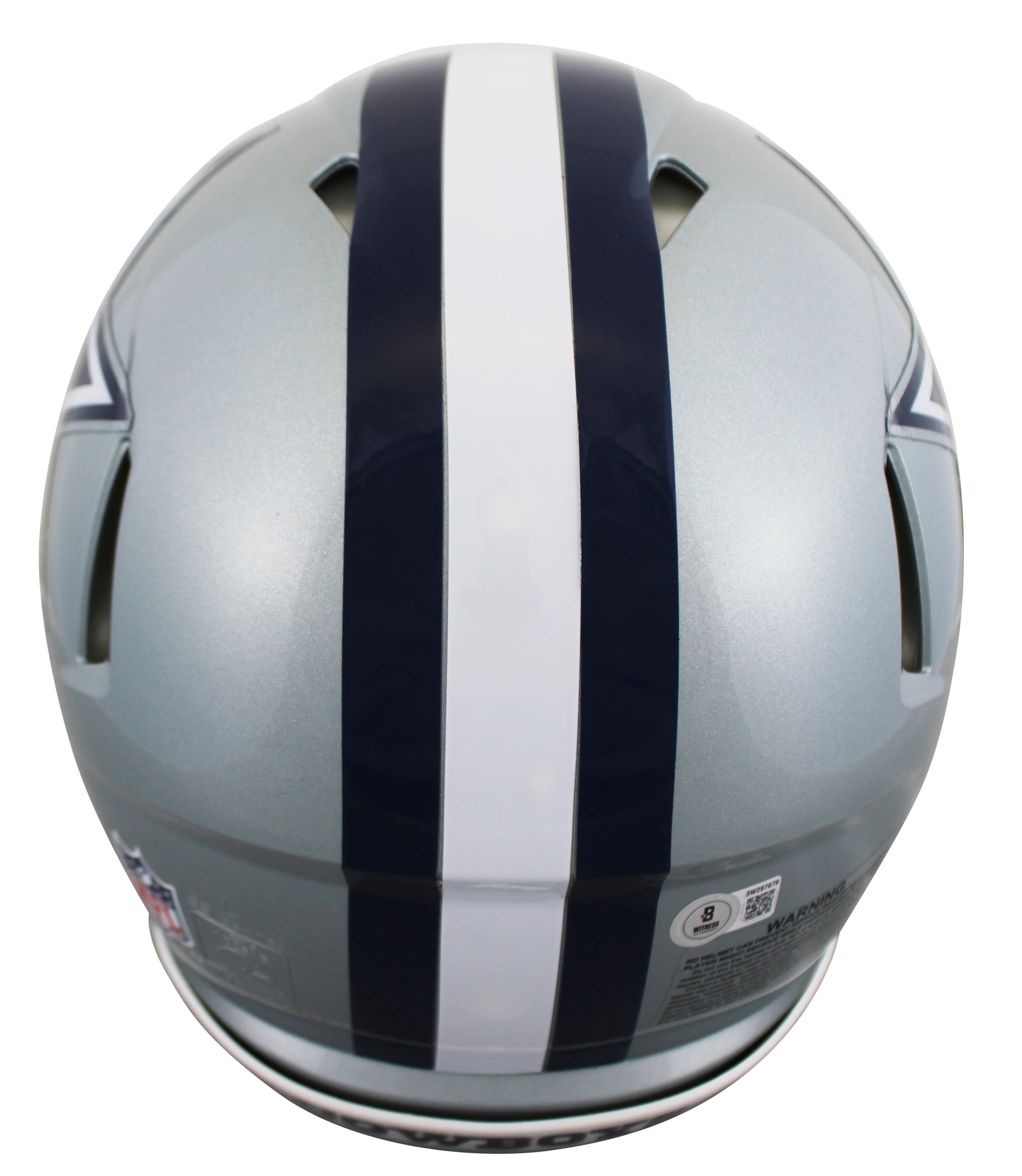 Cowboys Roger Staubach Signed Full Size Speed Proline Helmet BAS Witnessed - Image 3
