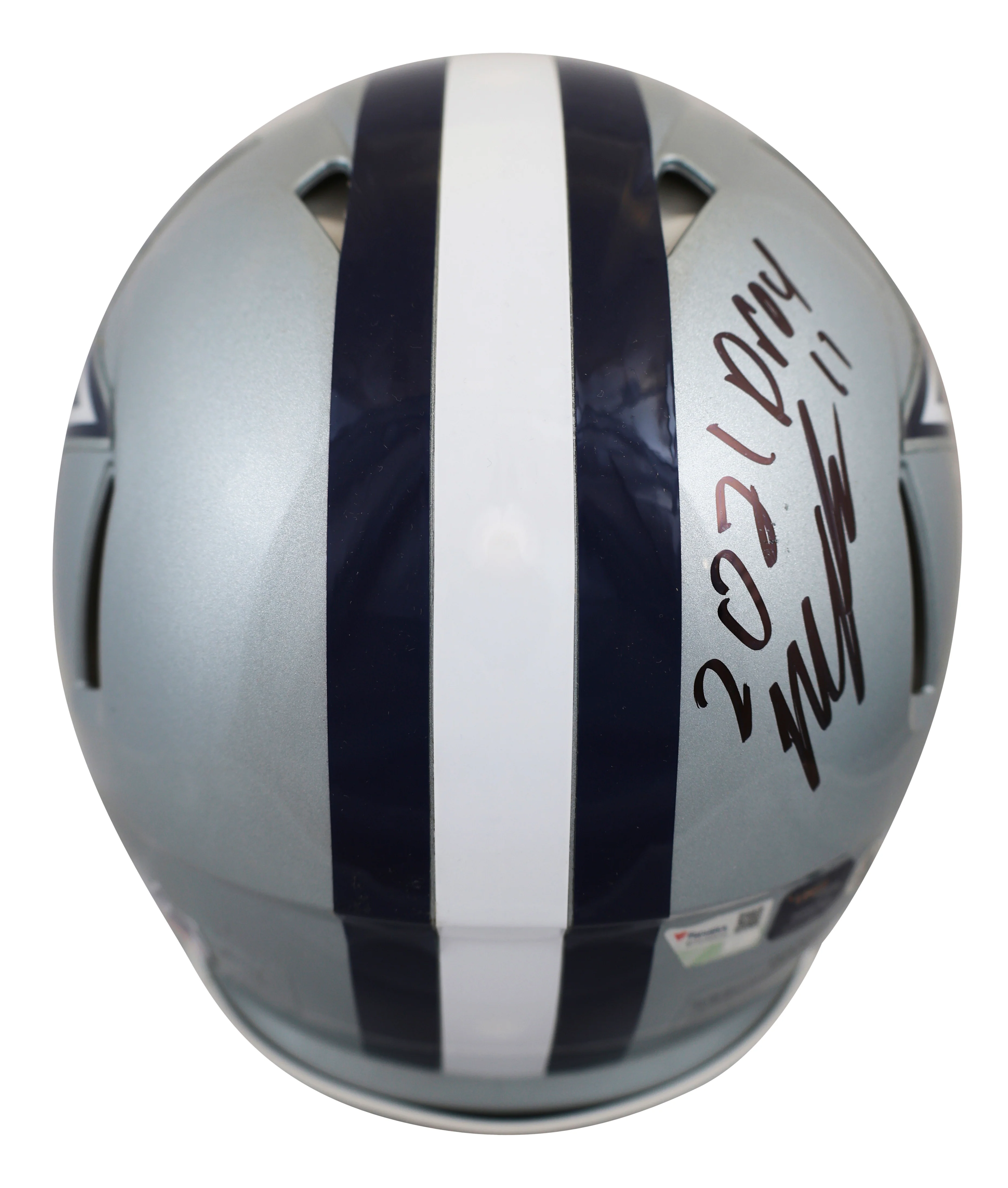 Cowboys Smith, Dorsett, Parsons, Prescott +1 Signed F/S Speed Proline Helmet BAS - Image 4