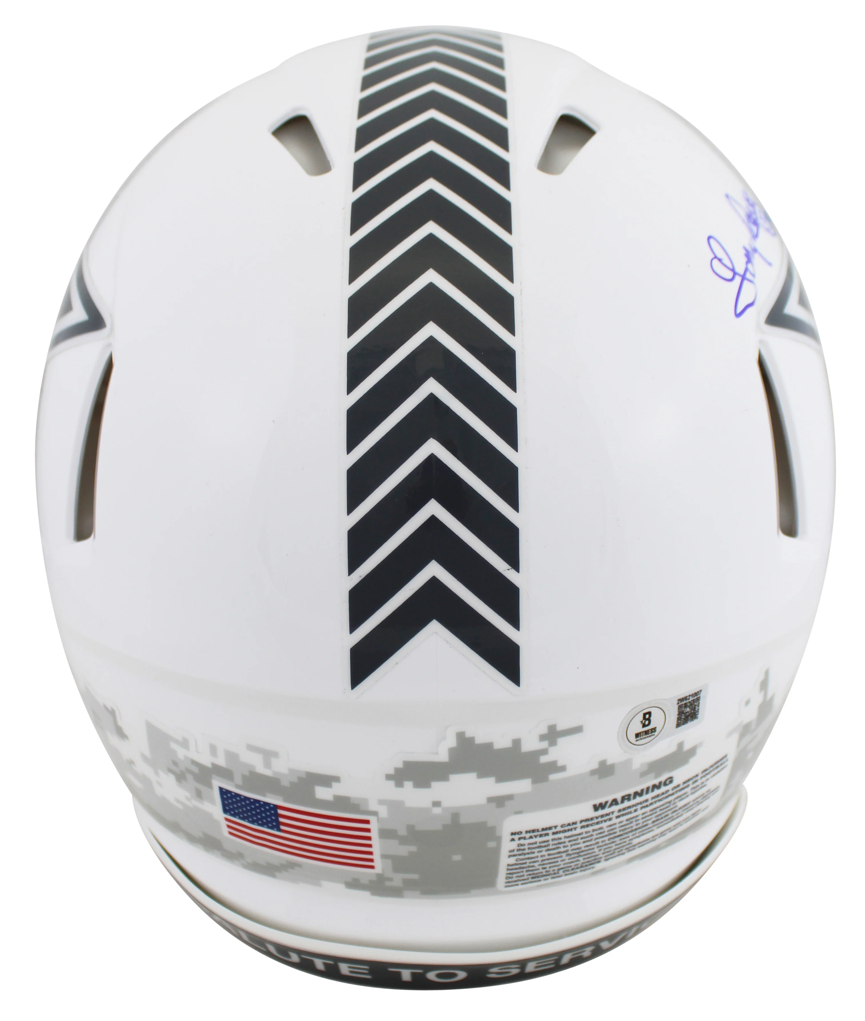 Cowboys Tony Dorsett Signed STS III Full Size Speed Proline Helmet W/ Case BAS W - Image 4