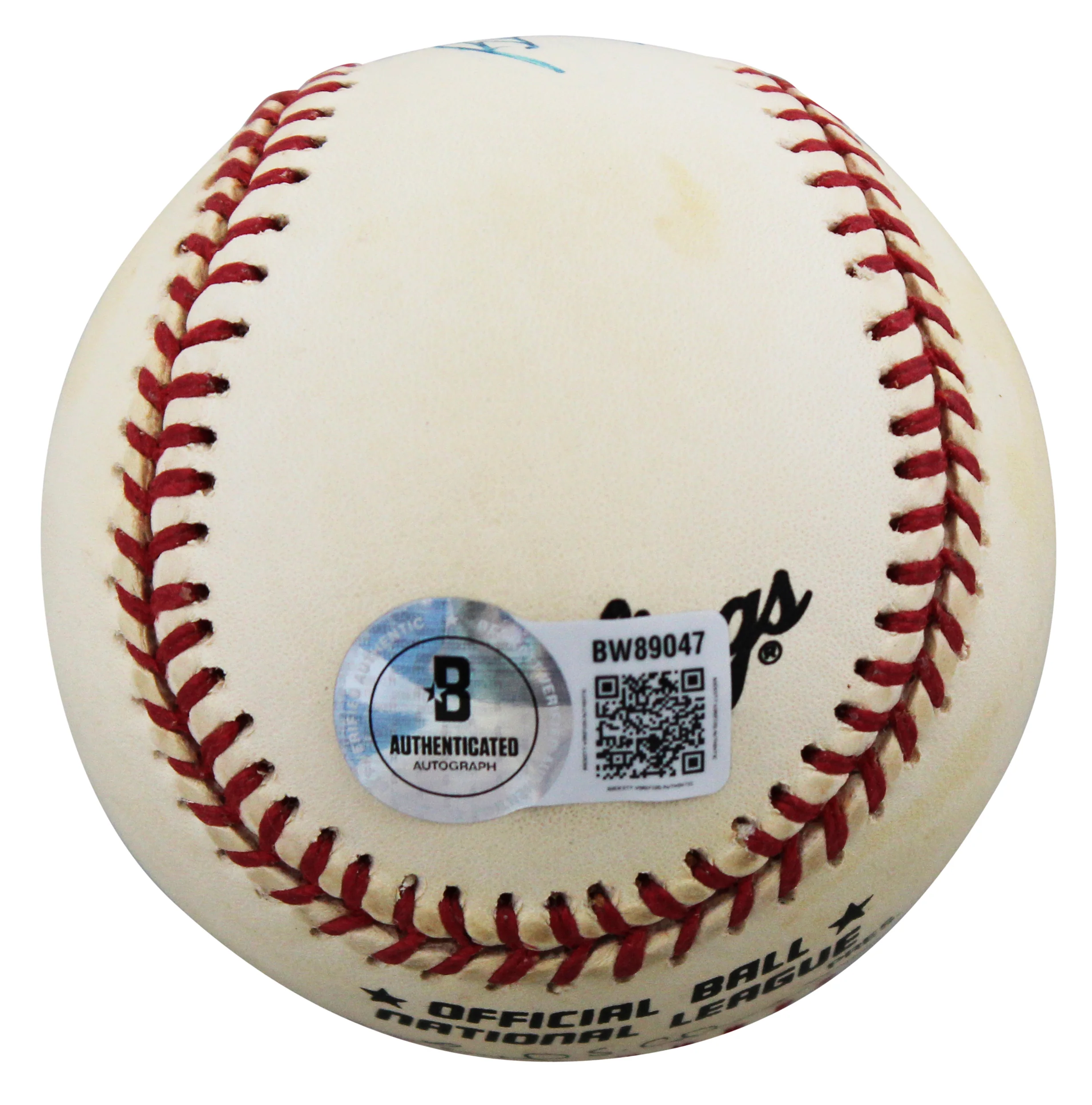 Cubs Billy Williams "HOF 87" Authentic Signed Coleman ONL Baseball BAS #BW89047 - Image 4