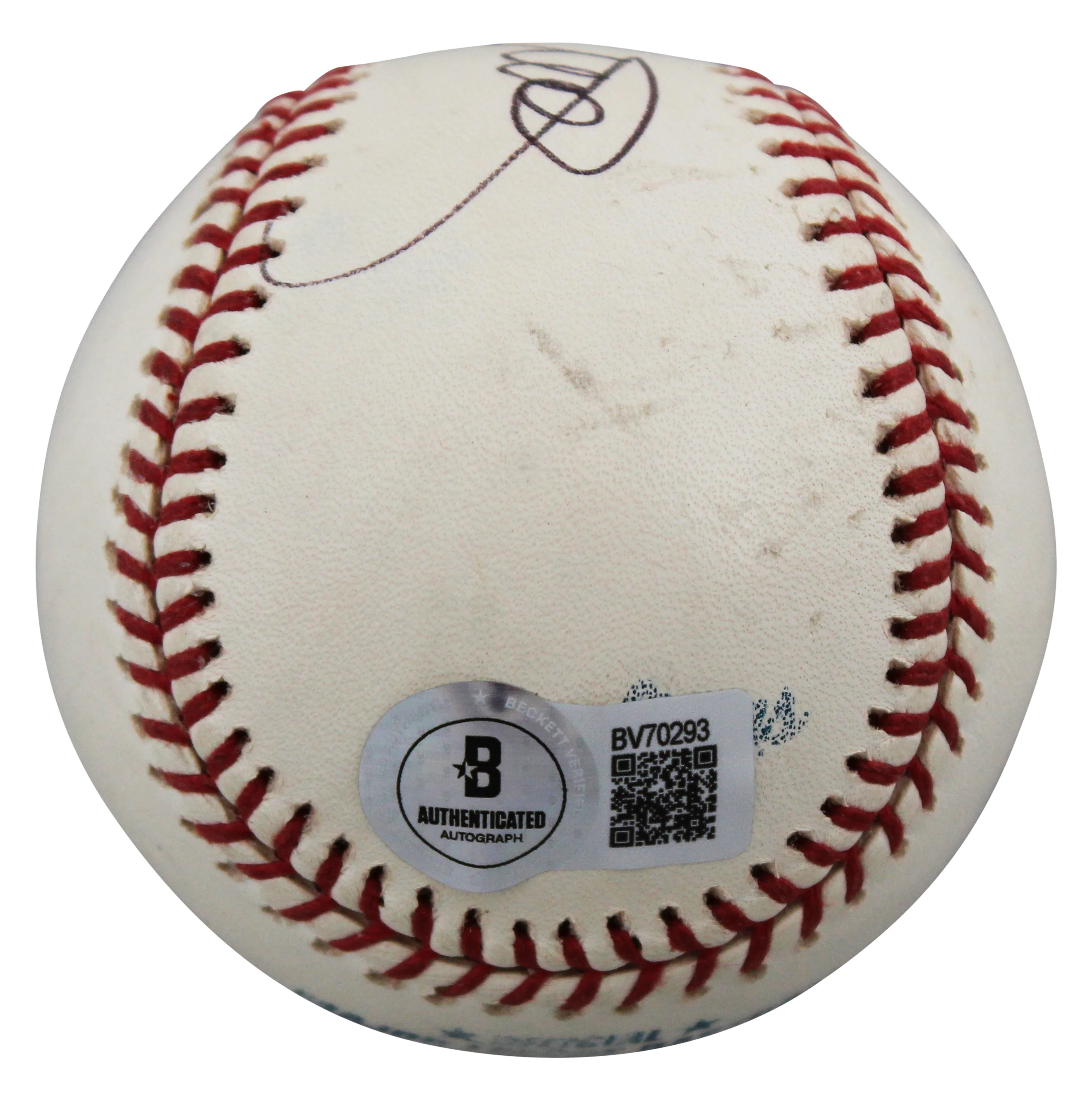 Cubs Ryne Sandberg Authentic Signed Allen Sellig OML Baseball BAS #BV70293 - Image 5