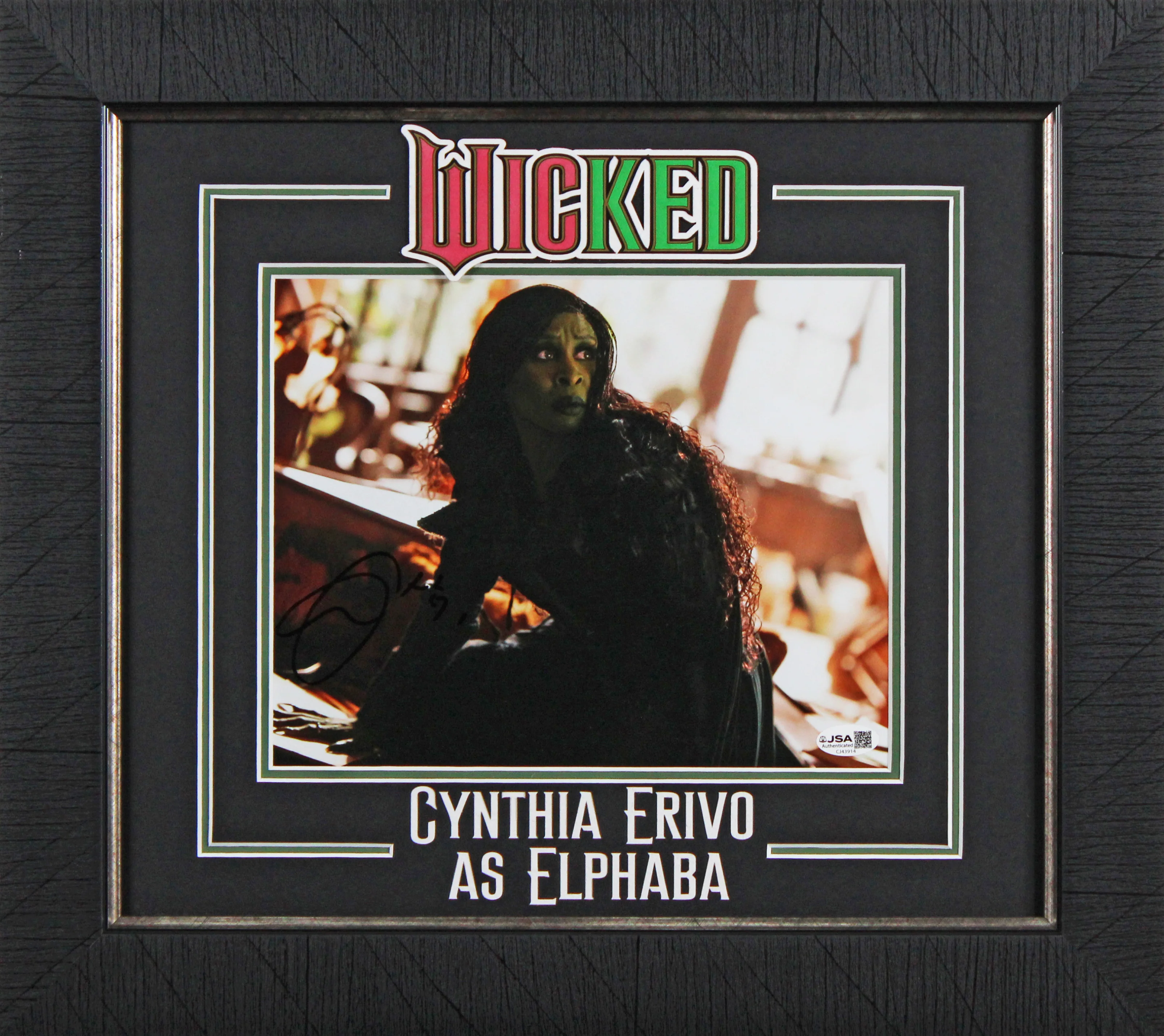 Cynthia Erivo Wicked Authentic Signed 8x10 Framed Photo Autographed JSA #CJ43914 - Image 2