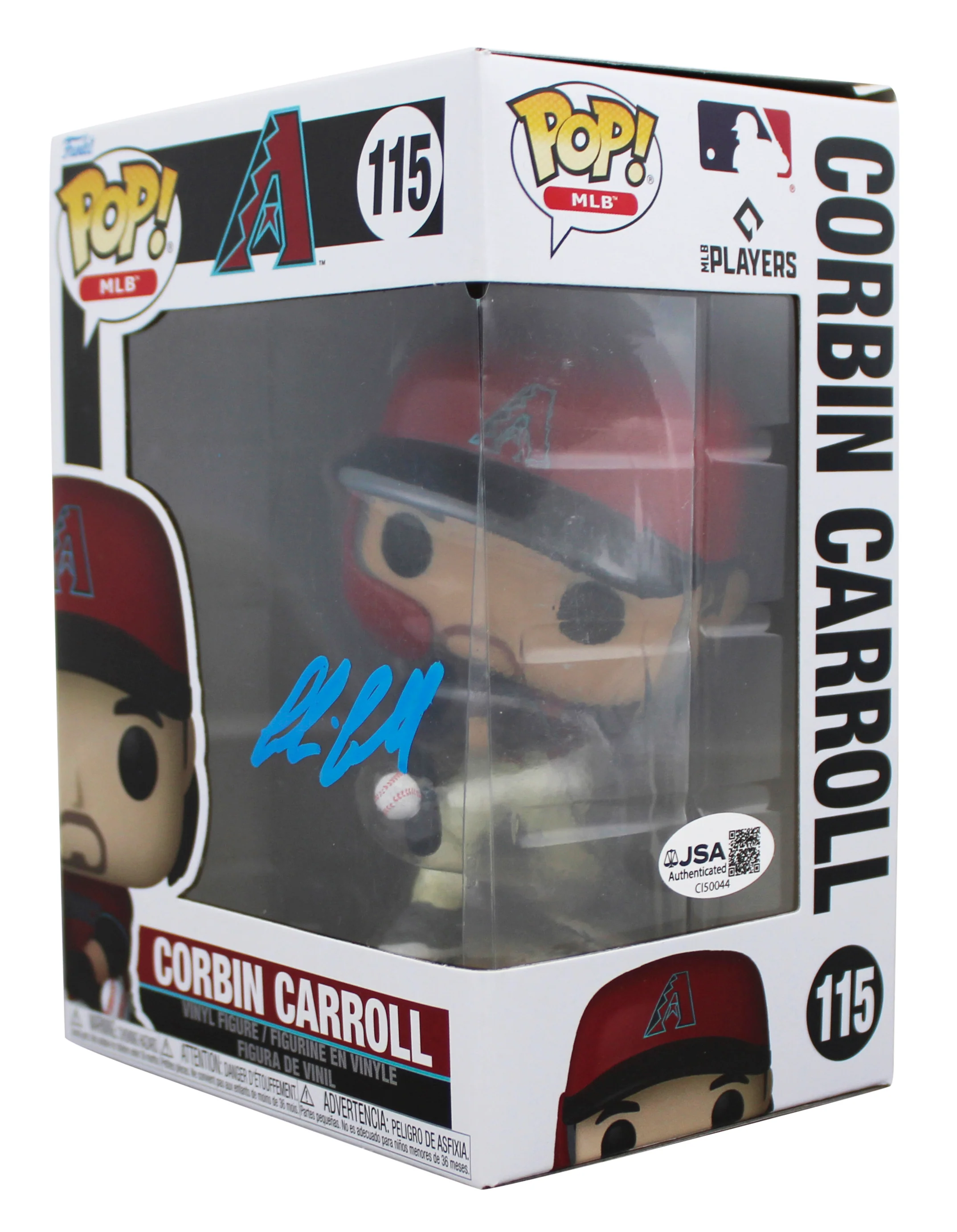 D-Backs Corbin Carroll Authentic Signed #115 Funko Pop Vinyl Figure JSA #CI50044 - Image 3