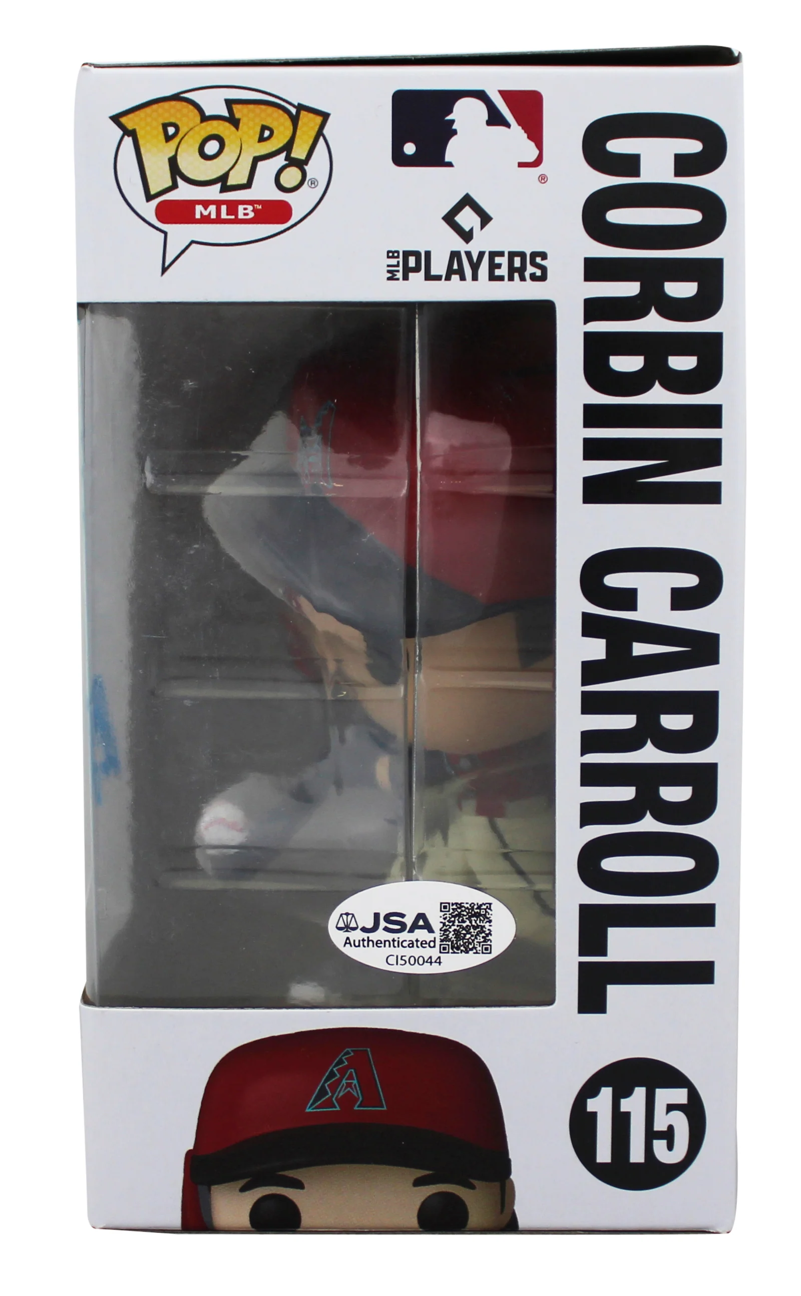D-Backs Corbin Carroll Authentic Signed #115 Funko Pop Vinyl Figure JSA #CI50044 - Image 4