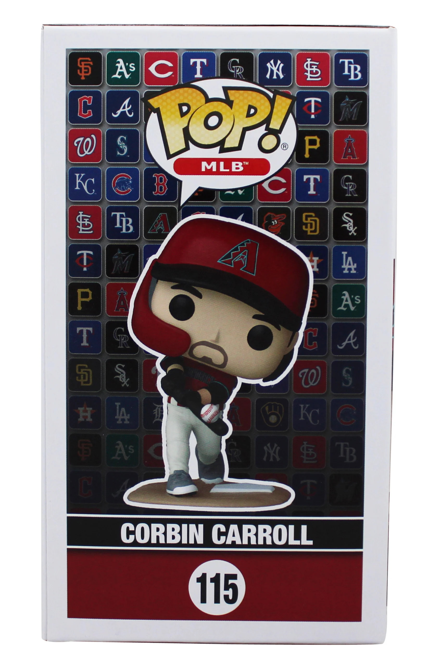 D-Backs Corbin Carroll Authentic Signed #115 Funko Pop Vinyl Figure JSA #CI50044 - Image 6
